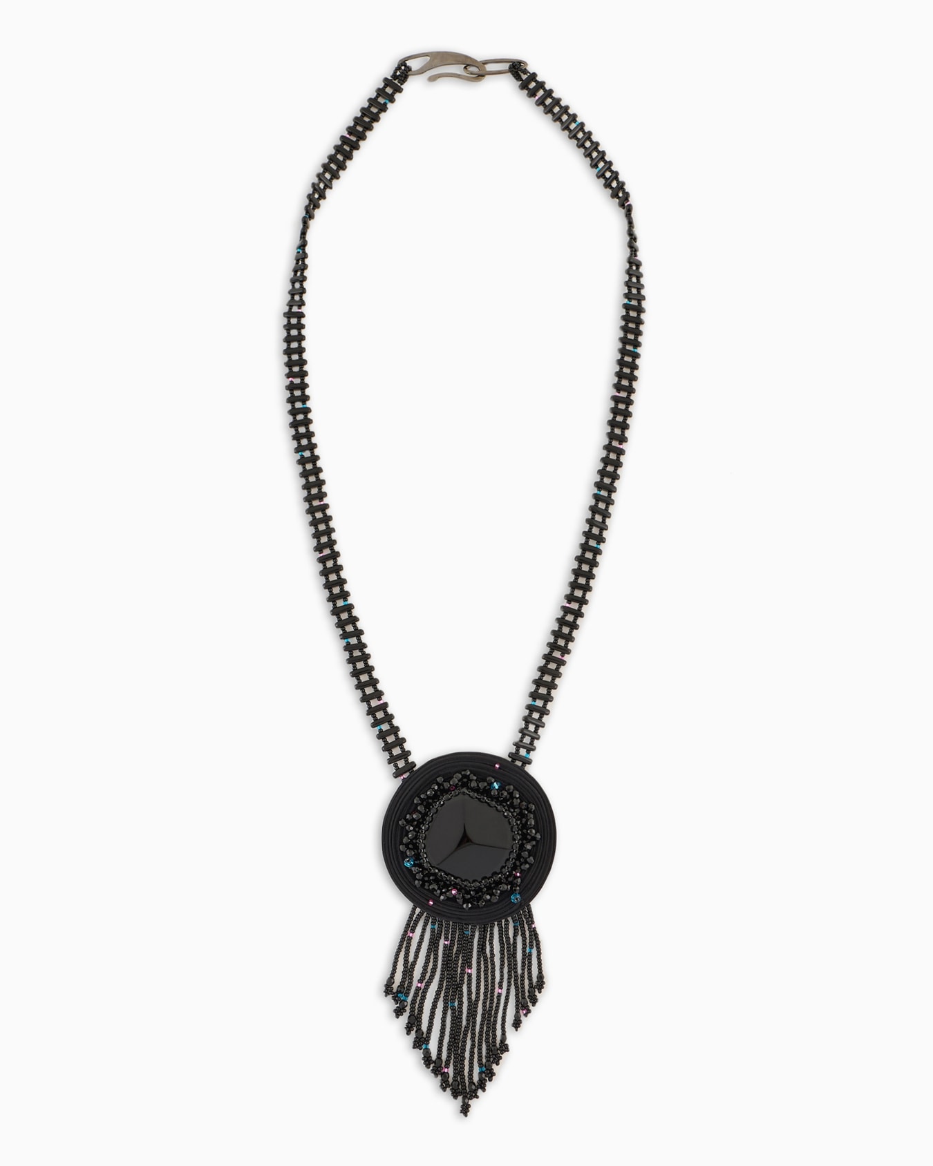 Collana lunga con pendente Slide 0