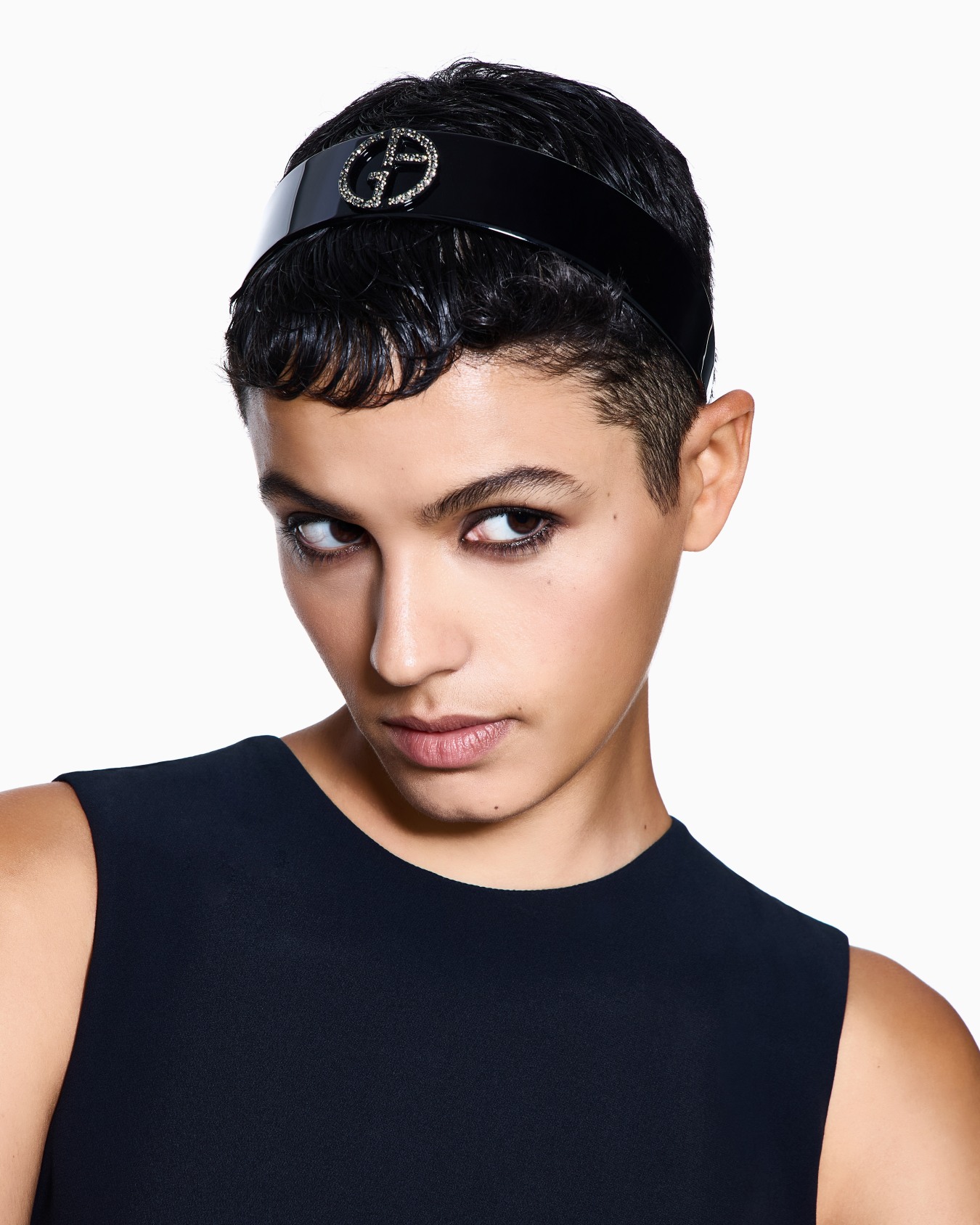 Headband with crystal logo Slide 2