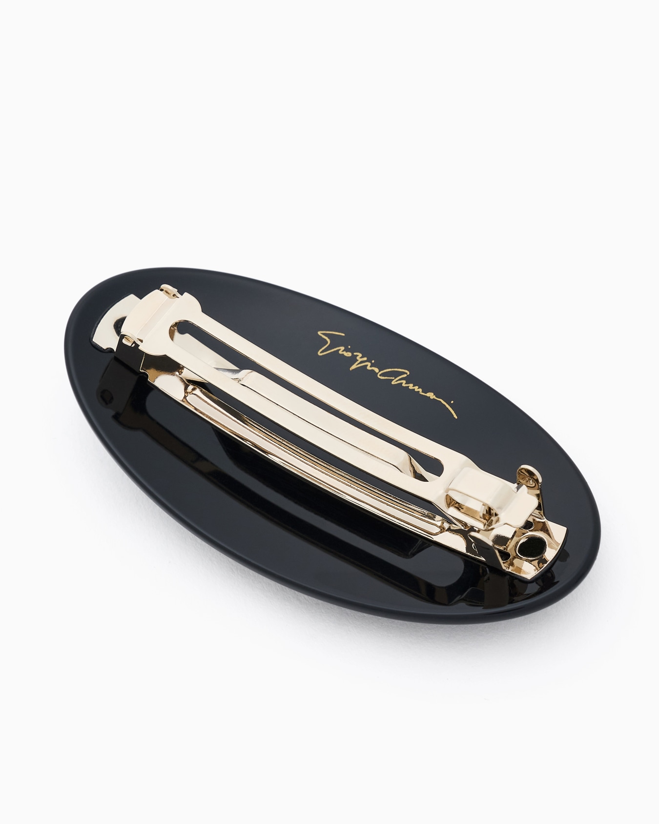 Hair clip with crystal logo Slide 2