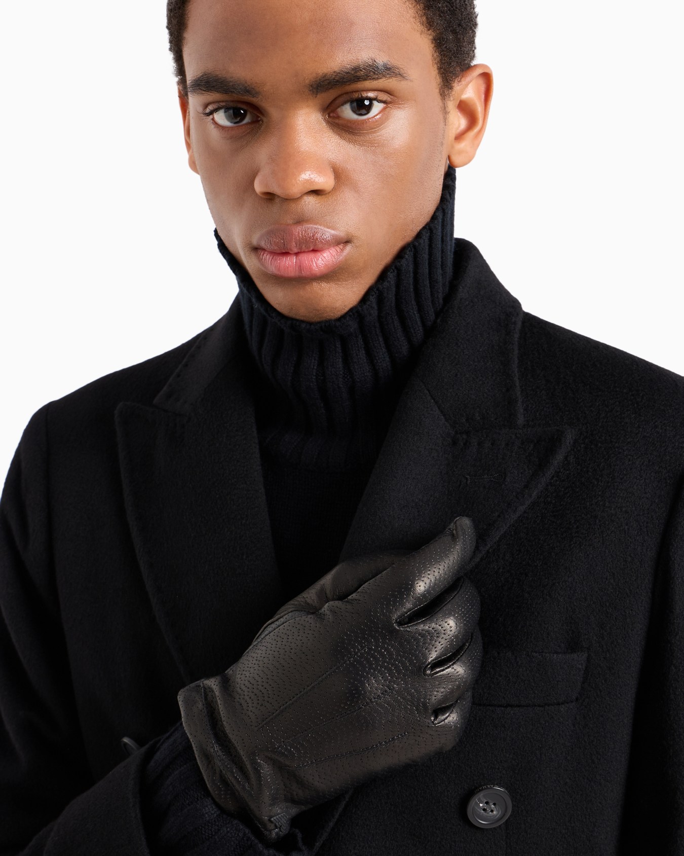 Nappa lambskin touchscreen gloves Slide 2