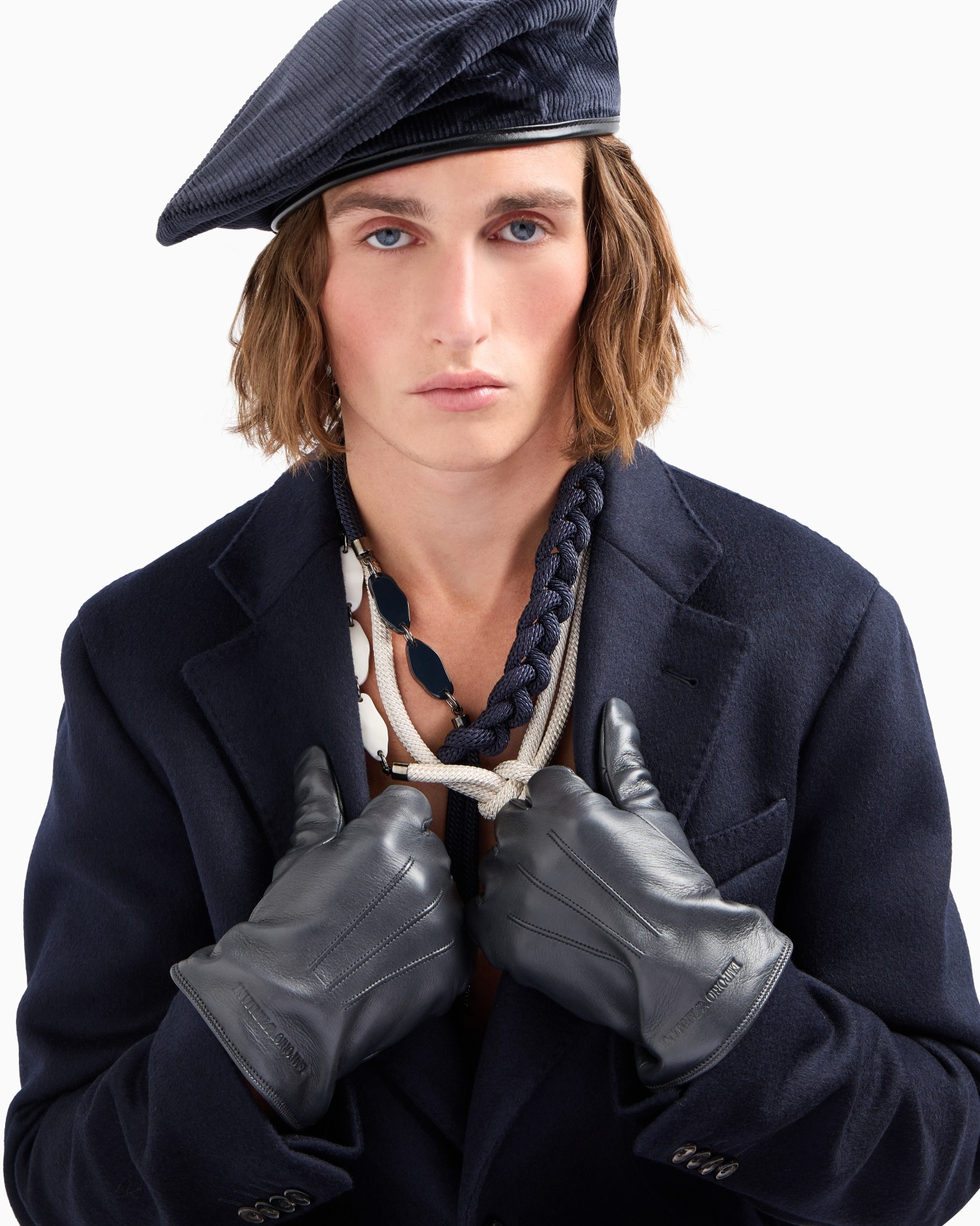 Guanti in nappa di agnello con baguette Slide 2