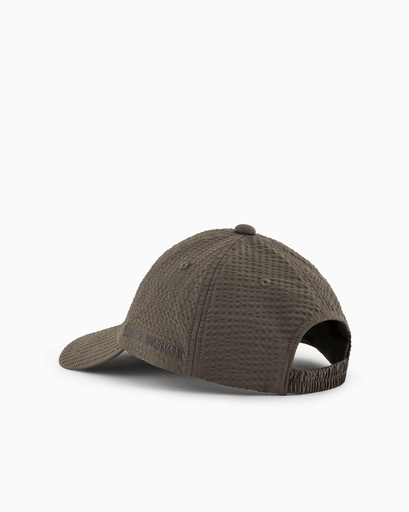 Cappello da baseball in tessuto seersucker tecnico Slide 1