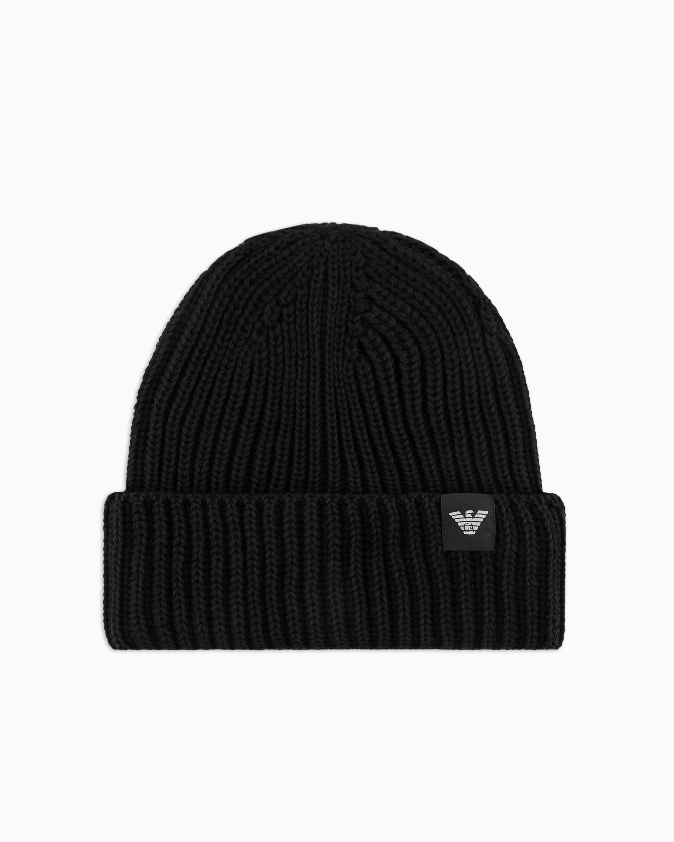 Gorro de lana virgen con canalé inglés Diapositiva 0