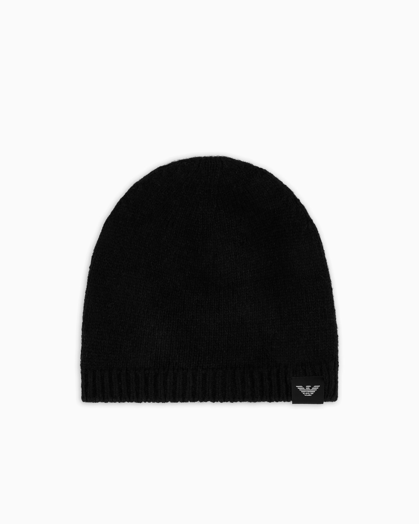 Bonnet en pur cachemire côtelé Diapositive 0