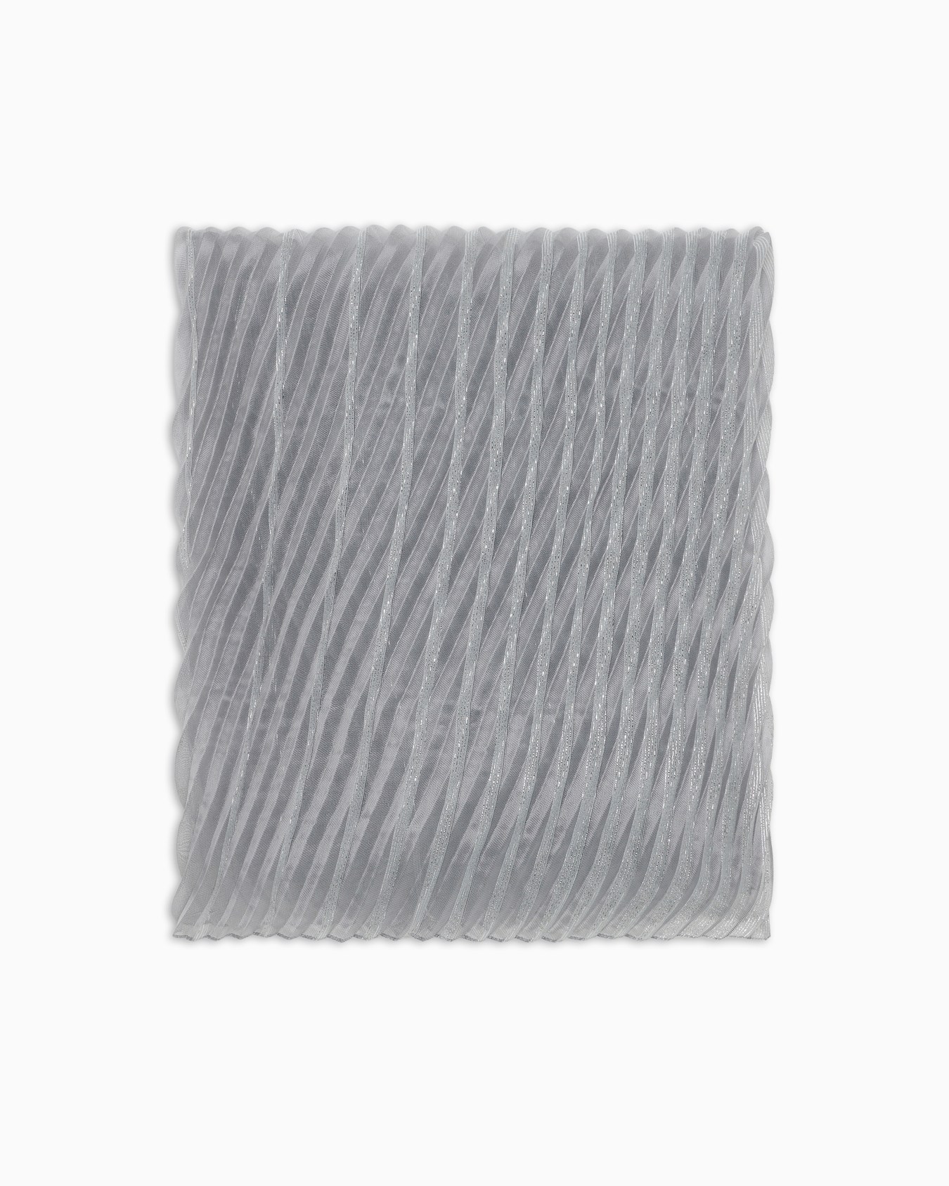 Gradient, lurex patterned pleated stole Slide 0