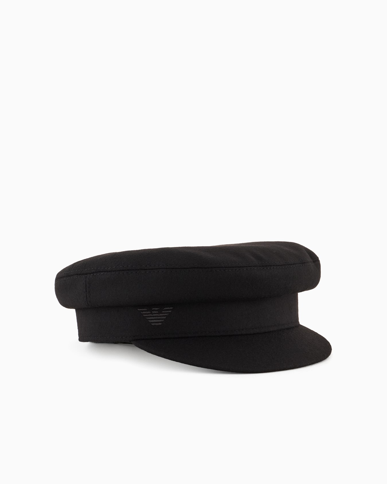 Wool cloth beret with visor Slide 0