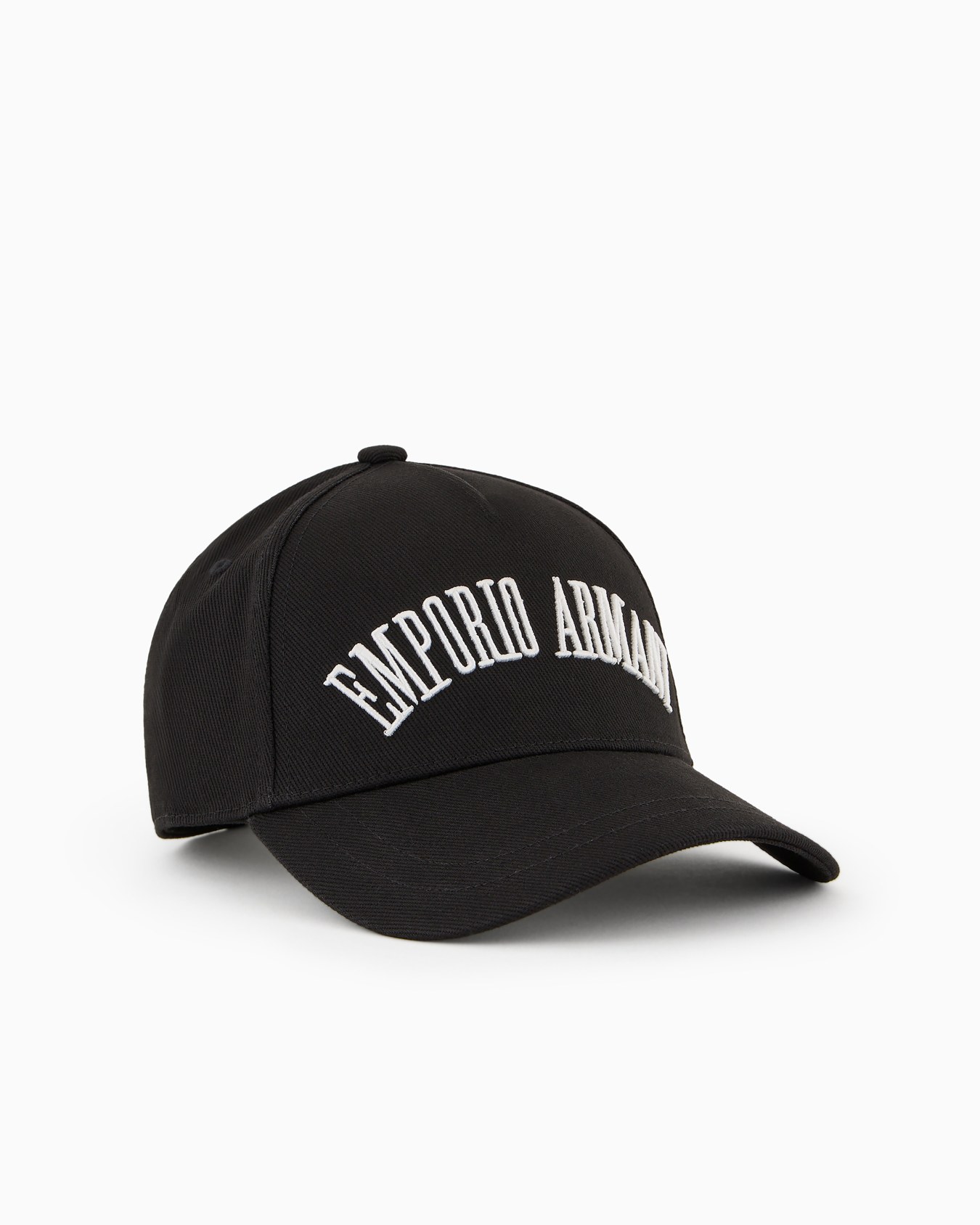 Baseball cap with embroidered oversized logo Slide 0