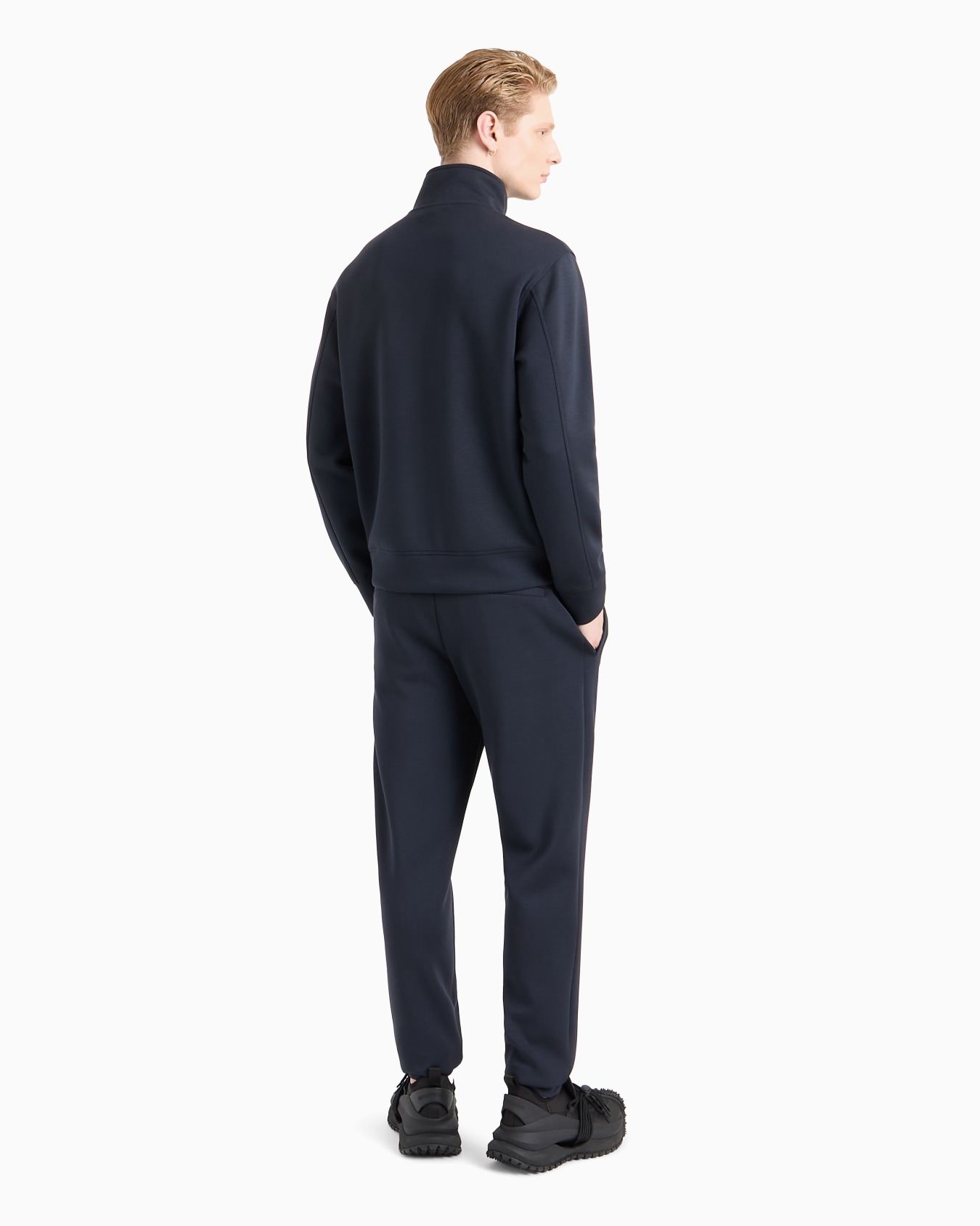 Bonded-jersey tracksuit with full-zip sweatshirt Slide 2