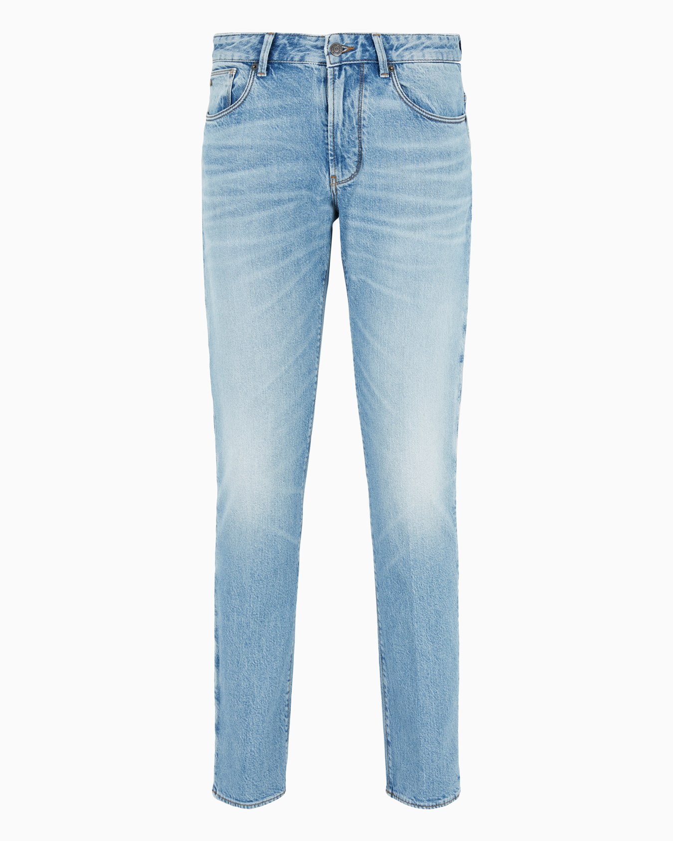 Jean J06 coupe slim en denim 12,2 onces stone wash avec nervures Diapositive 0