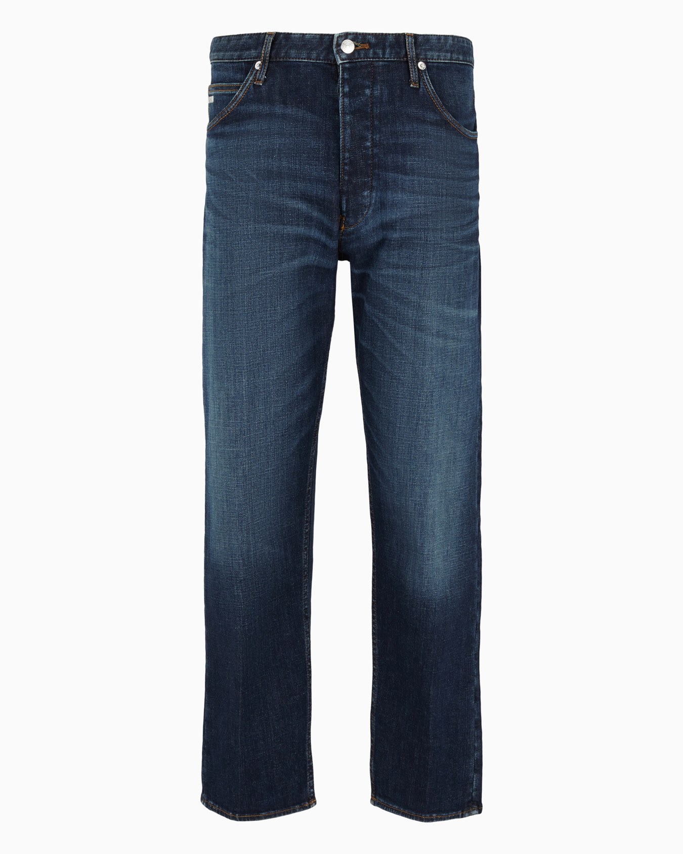 J69 Loose-fit jeans in stone-wash stretch denim with a dirty-effect treatment Slide 0