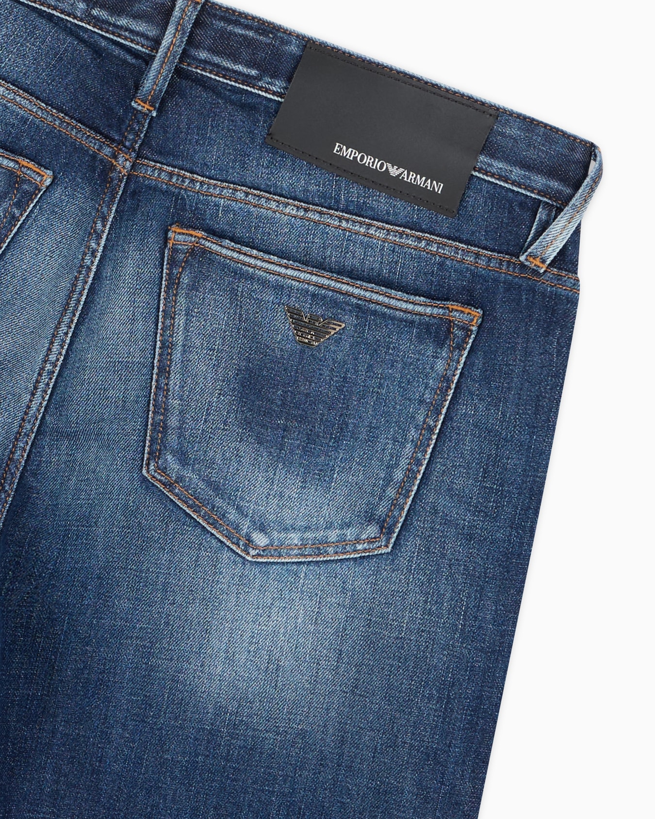 J75 Slim-fit, made-in-Italy vintage denim jeans Slide 5