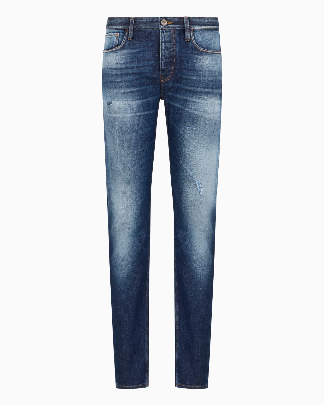J75 Slim-fit, made-in-Italy vintage denim jeans Slide 0