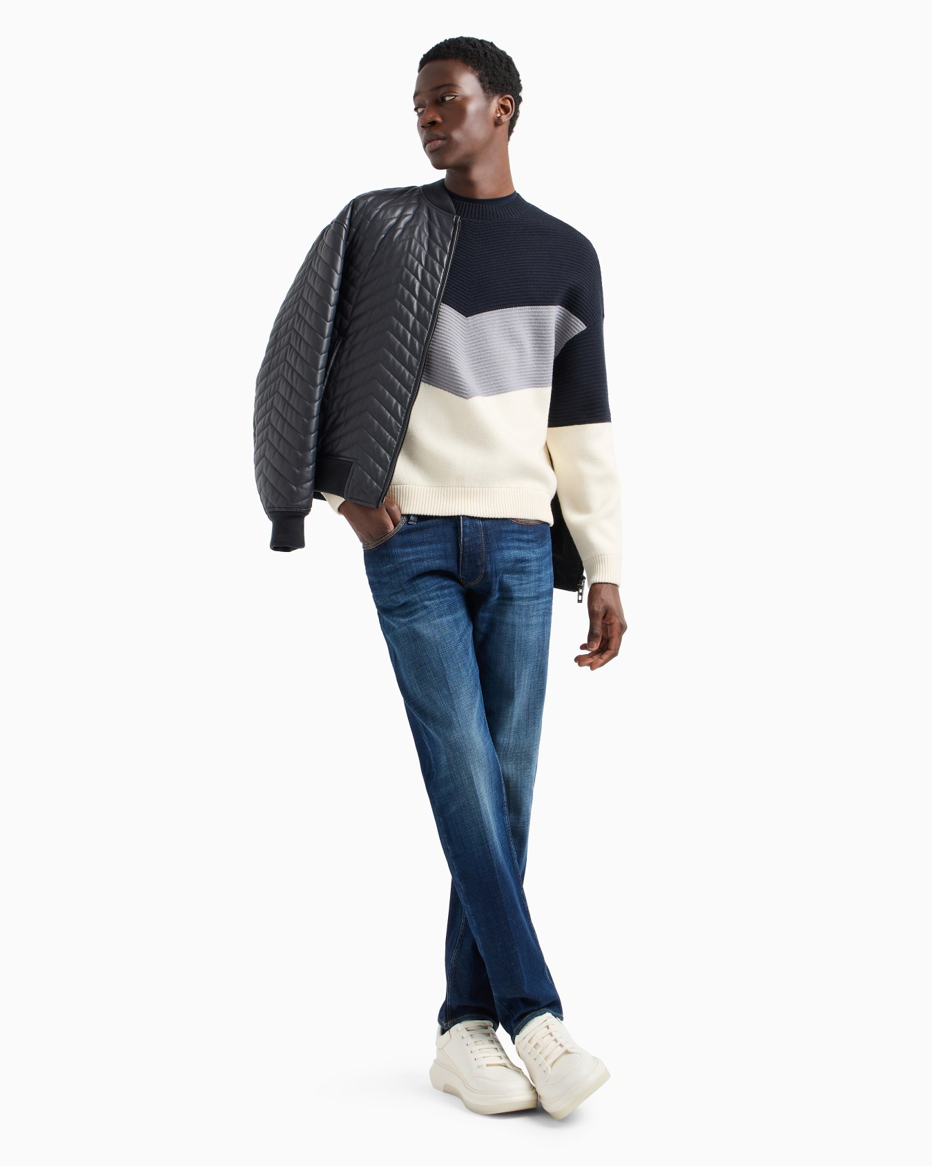 J75 Slim-fit, rinse-washed stretch denim jeans Slide 3