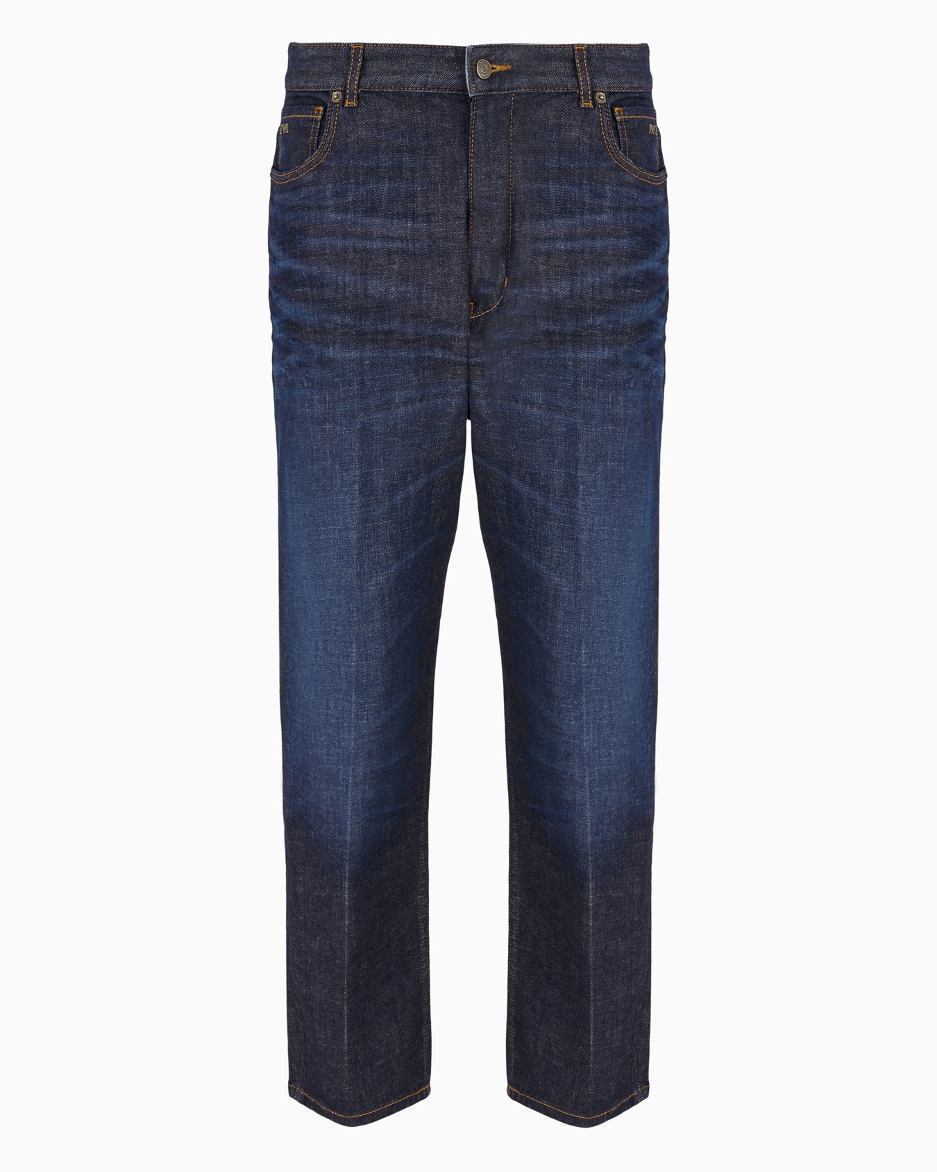 J79 Carrot-Fit-Jeans aus 11,4 oz Denim in Rinse Wash mit Maserung Folie 0