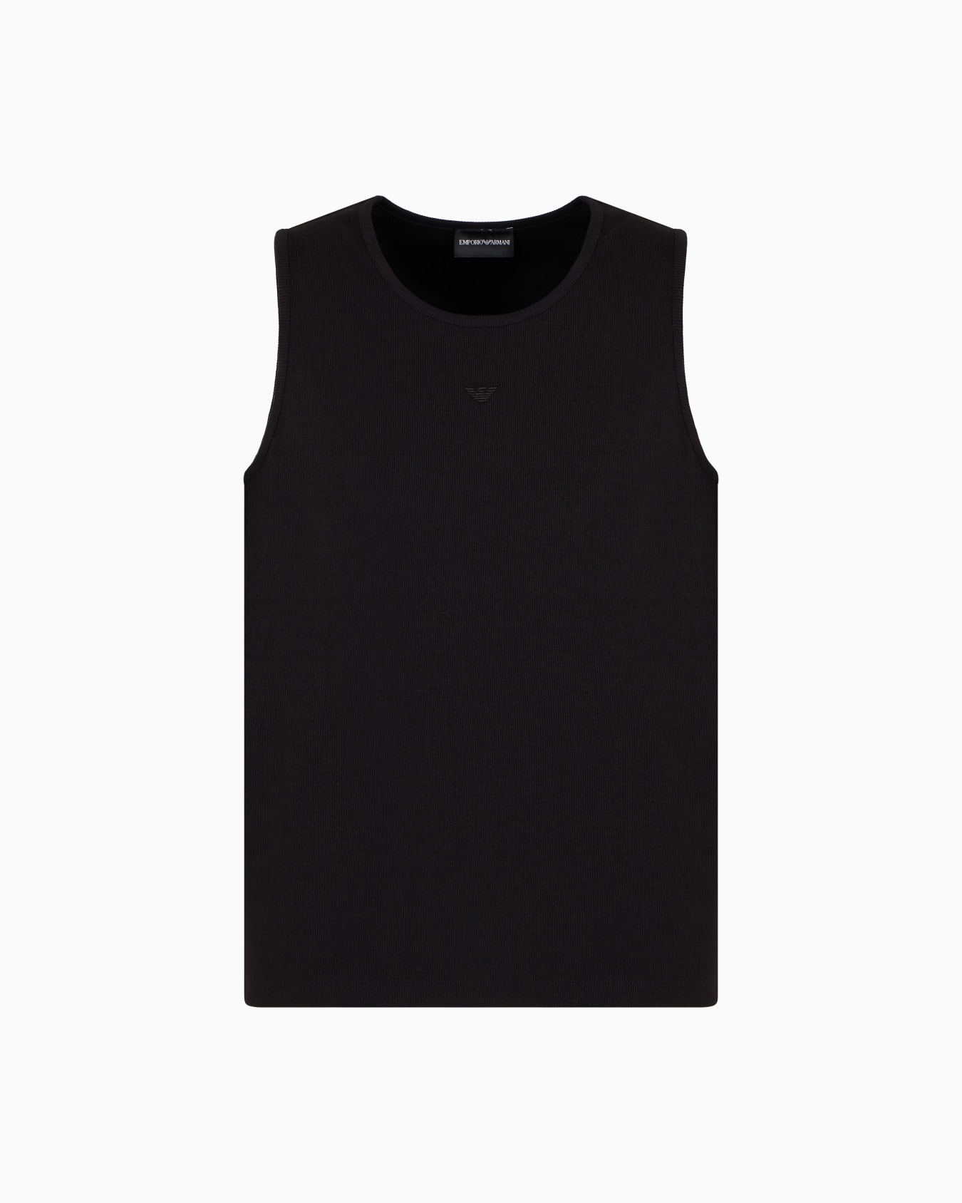 [00s] EMPORIO ARMANI シルクブラックタンクトップ 00s] EMPORIO ARMANI シルクブラックタンクトップ
