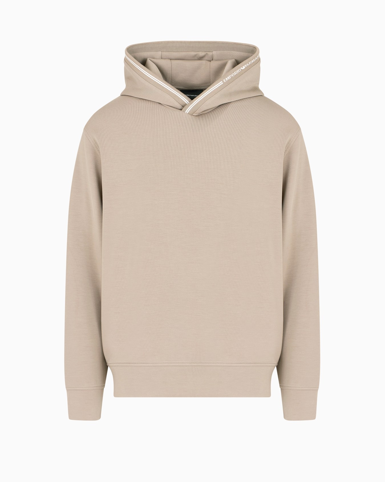 Hooded sweatshirt in bonded jersey Slide 0