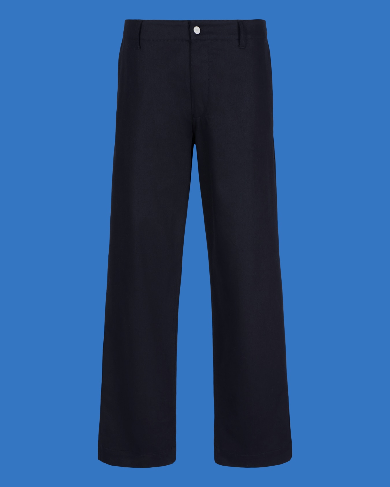 Pantalon chino en coton mélangé Capsule Black Blue ASV Diapositive 0