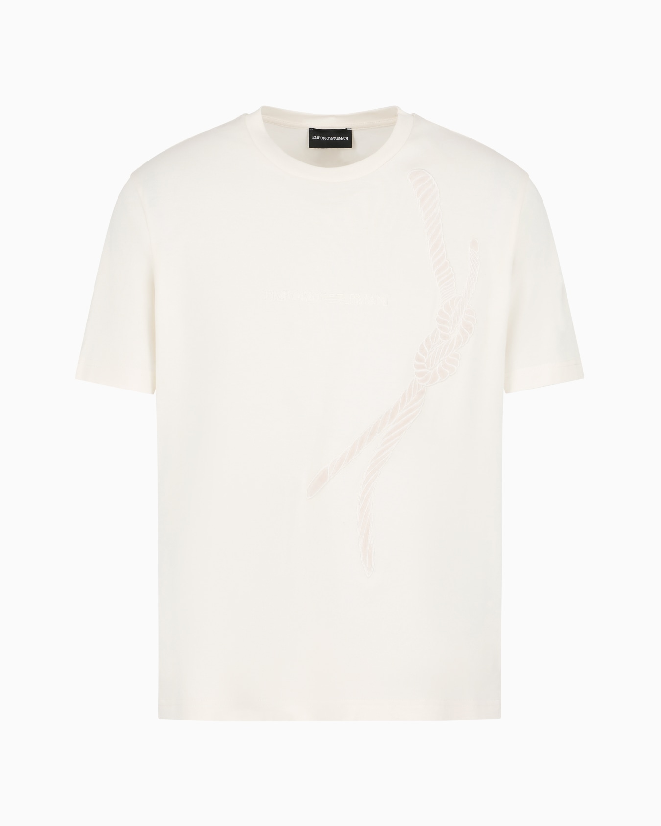 Jersey T-shirt with rope embroidery and ASV logo Slide 0