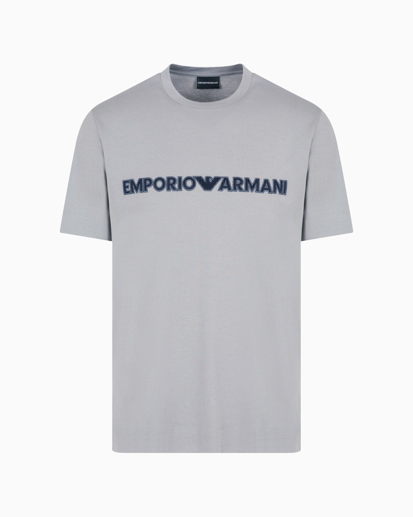 Camiseta de punto ligero con bordado de logotipo ASV Diapositiva 0