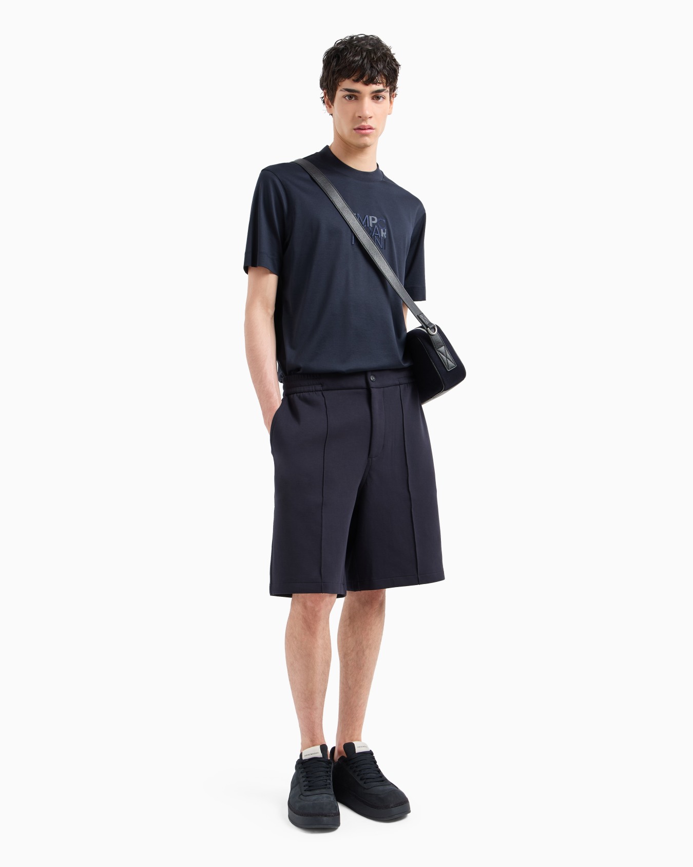  Lyocell-blend jersey T-shirt with embroidery and lettering print Slide 4