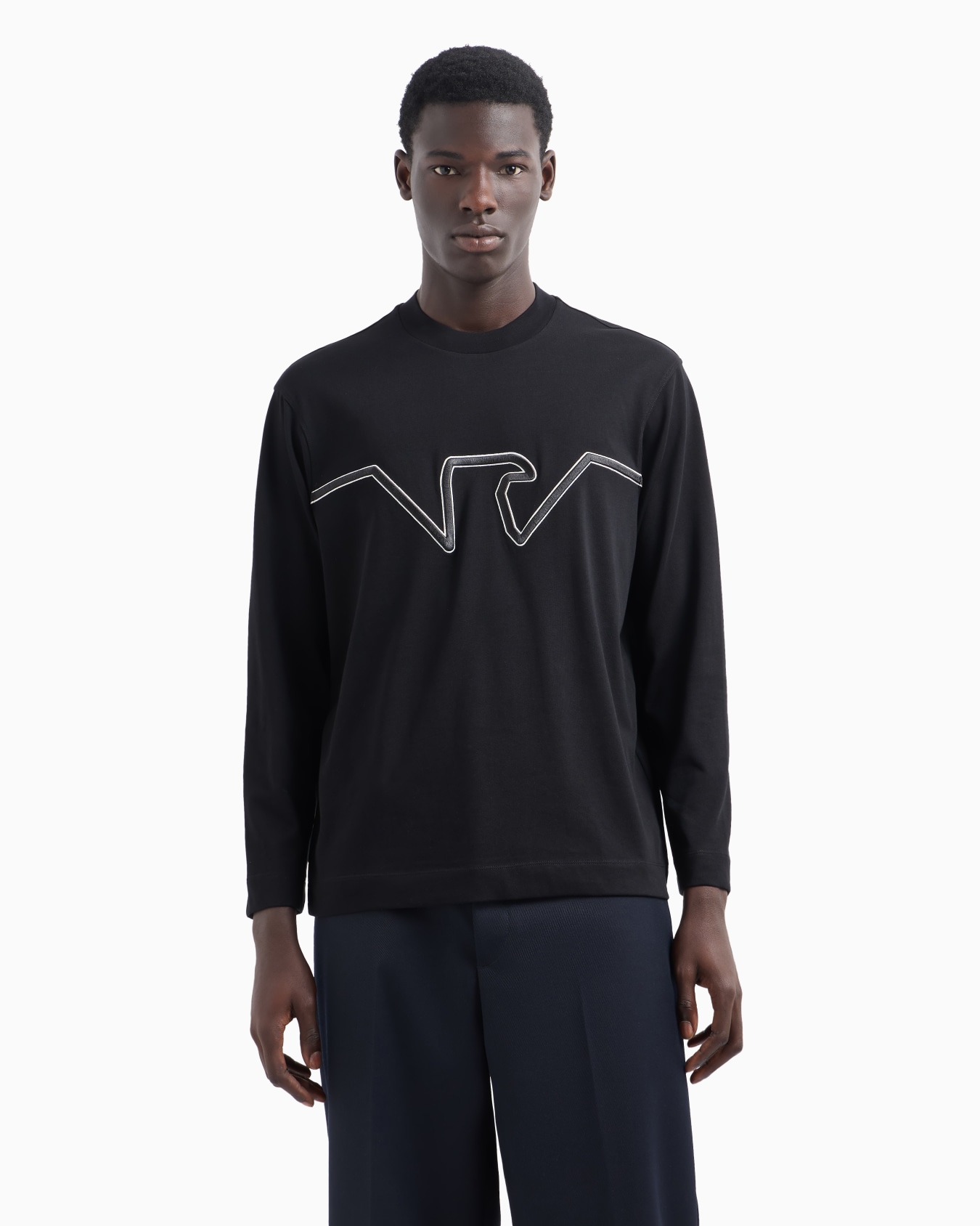 ASV heavyweight jersey jumper with raised logo embroidery Slide 1