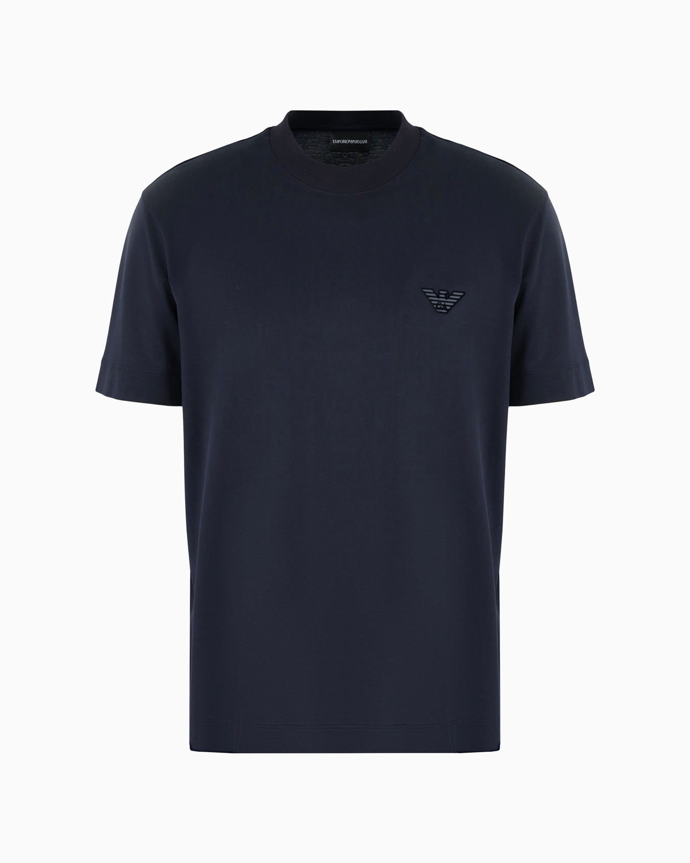  T-Shirt aus einer Jersey-Lyocell-Mischung mit Logo in Flock-Technik Folie 0
