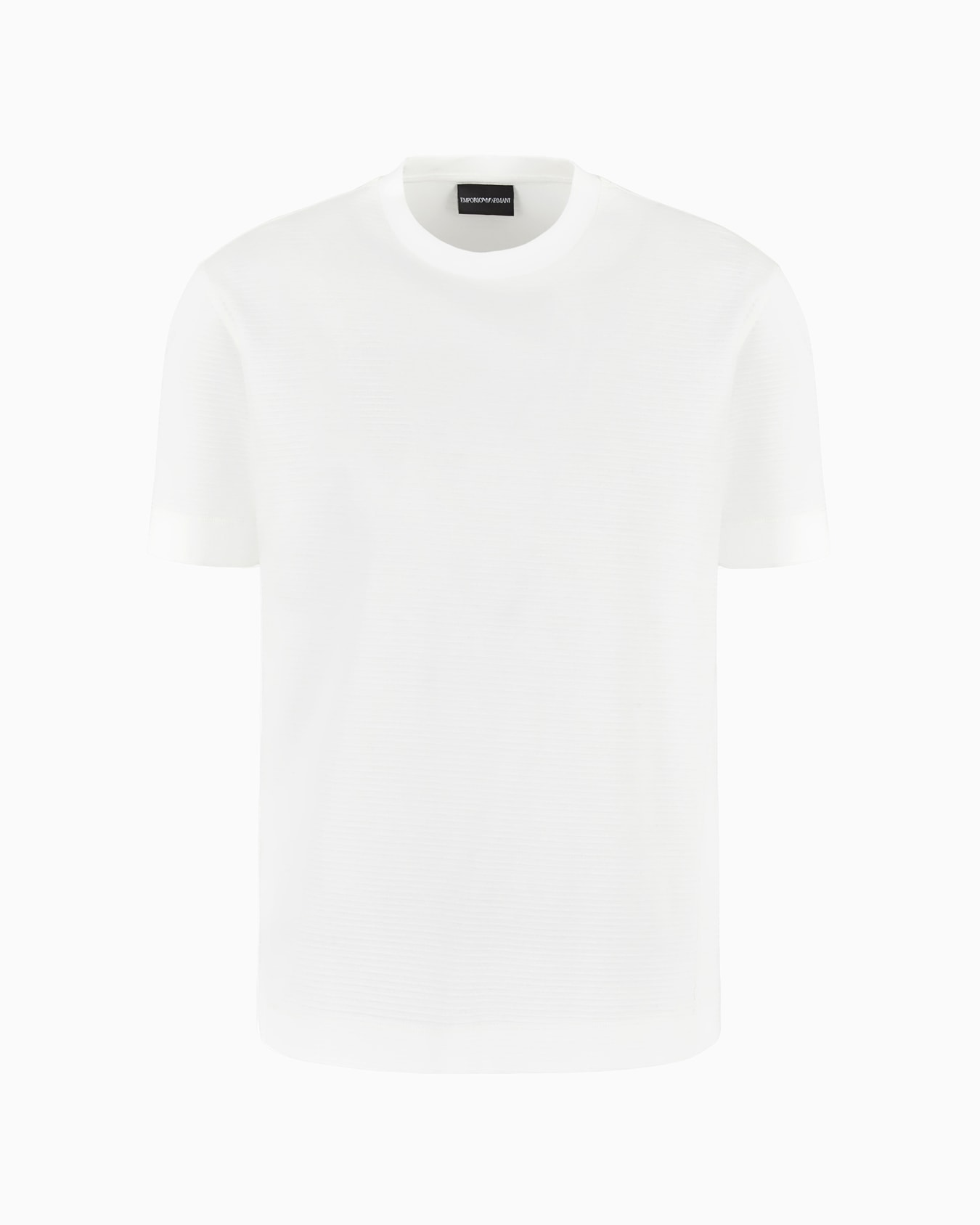 3D-effect ASV embossed jacquard jersey T-shirt Slide 0
