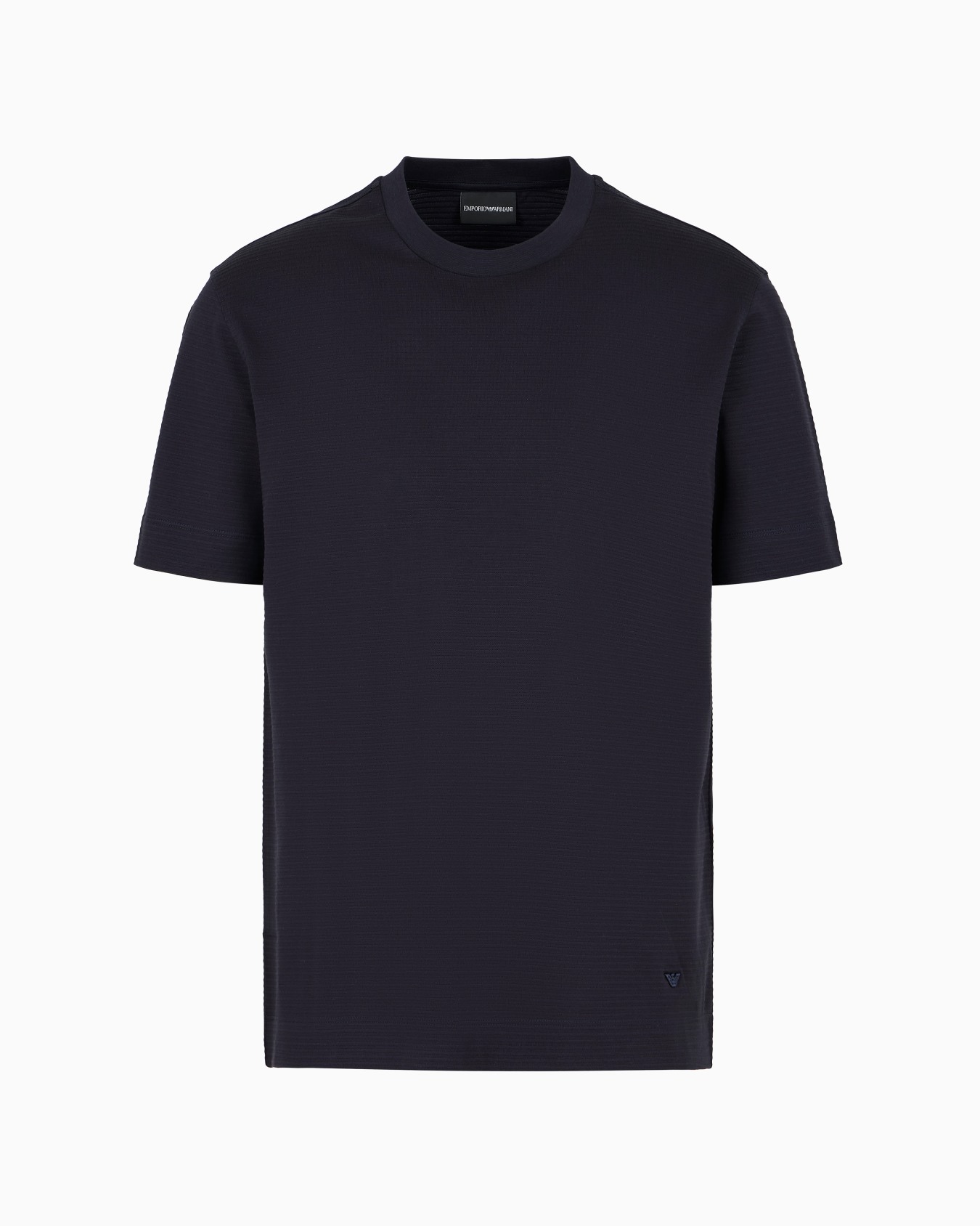 3D-effect ASV embossed jacquard jersey T-shirt Slide 0