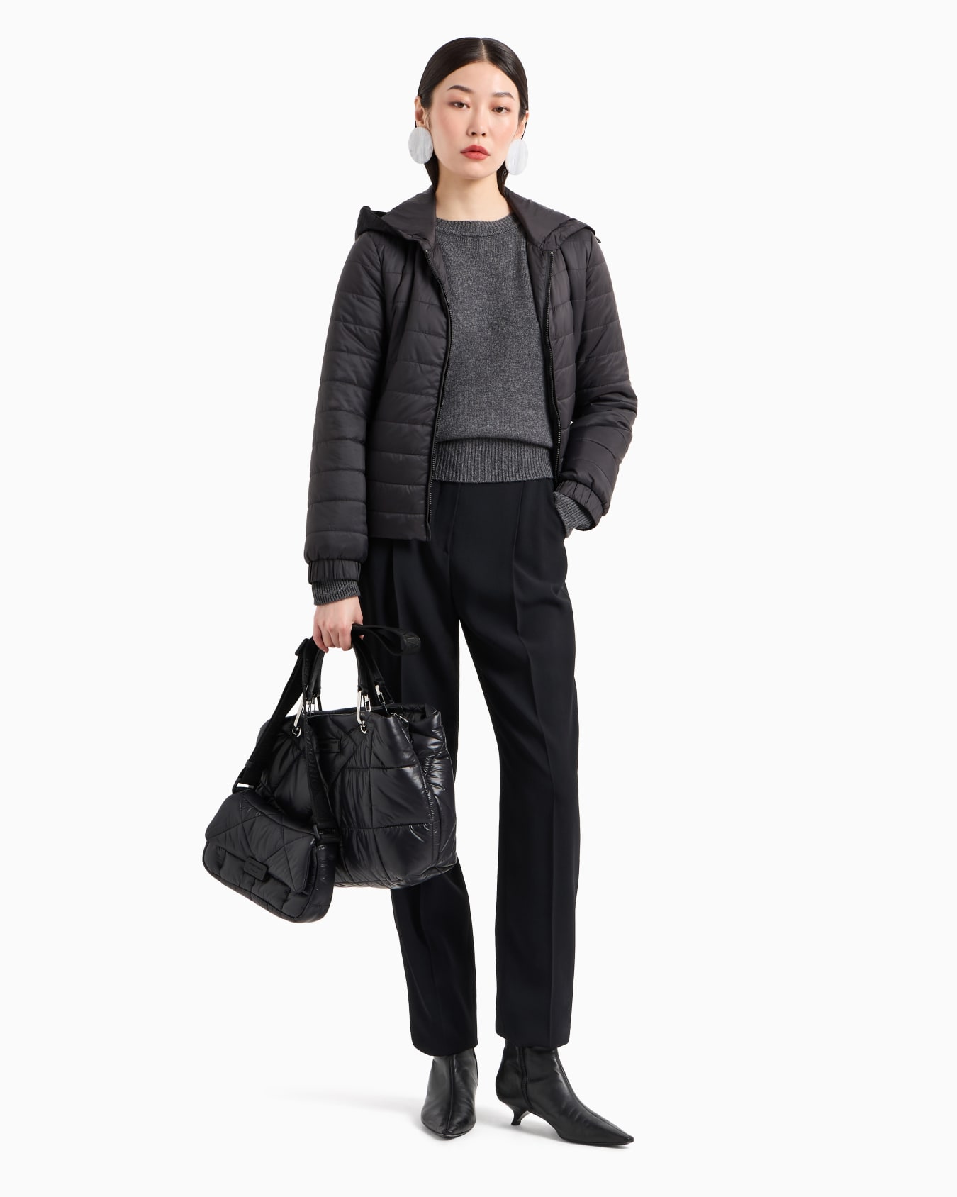 ASV water-repellent, recycled-nylon quilted jacket Slide 3