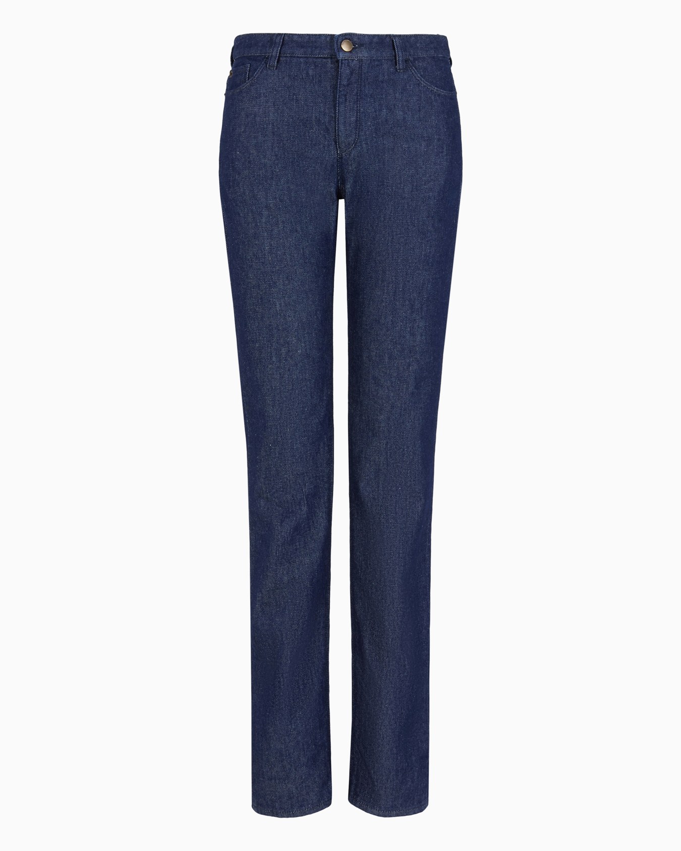 J85 11 oz denim high-rise slim straight-leg jeans Slide 0
