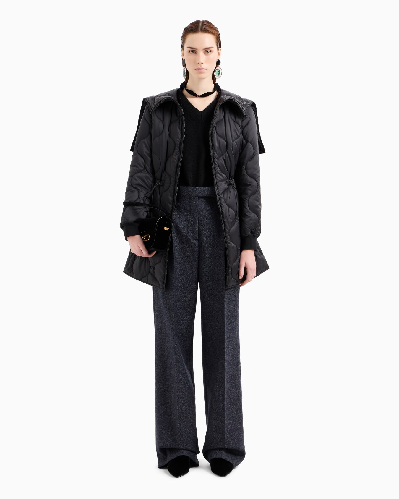 ASV water-repellent recycled-nylon reversible quilted jacket Slide 4