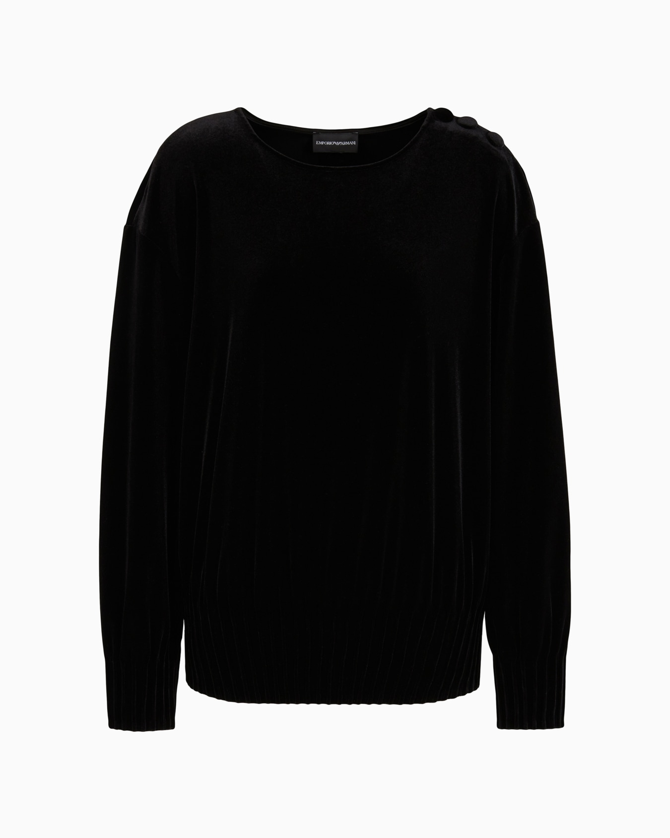 Sudadera de chenilla con botones en el hombro Diapositiva 0