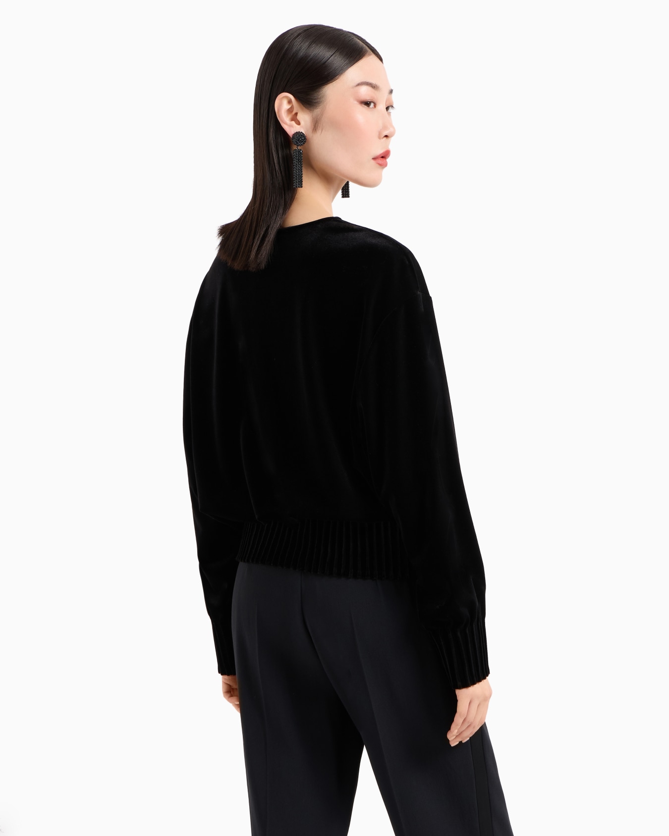 Sudadera de chenilla con botones en el hombro Diapositiva 2