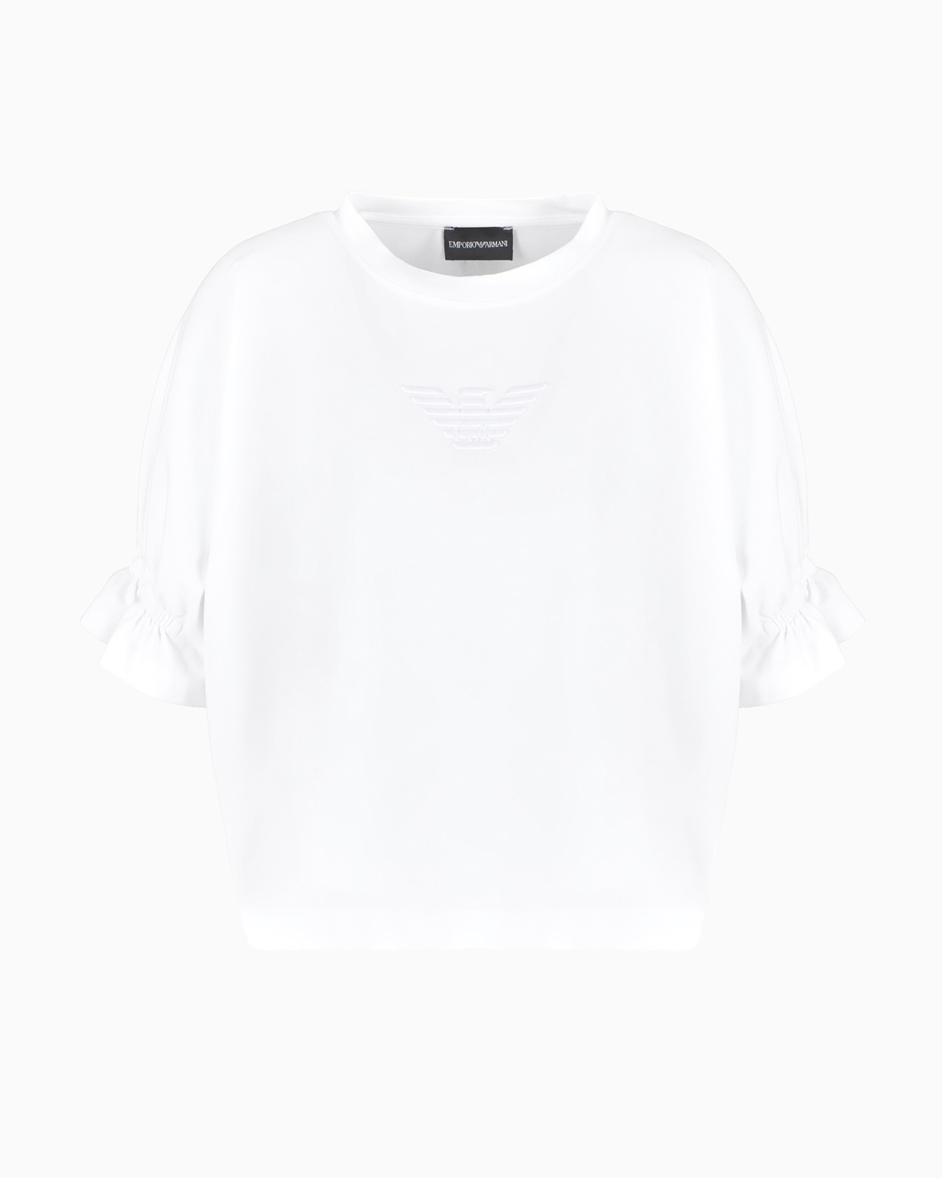 ASV organic stretch jersey T-shirt with eagle embroidery Slide 0