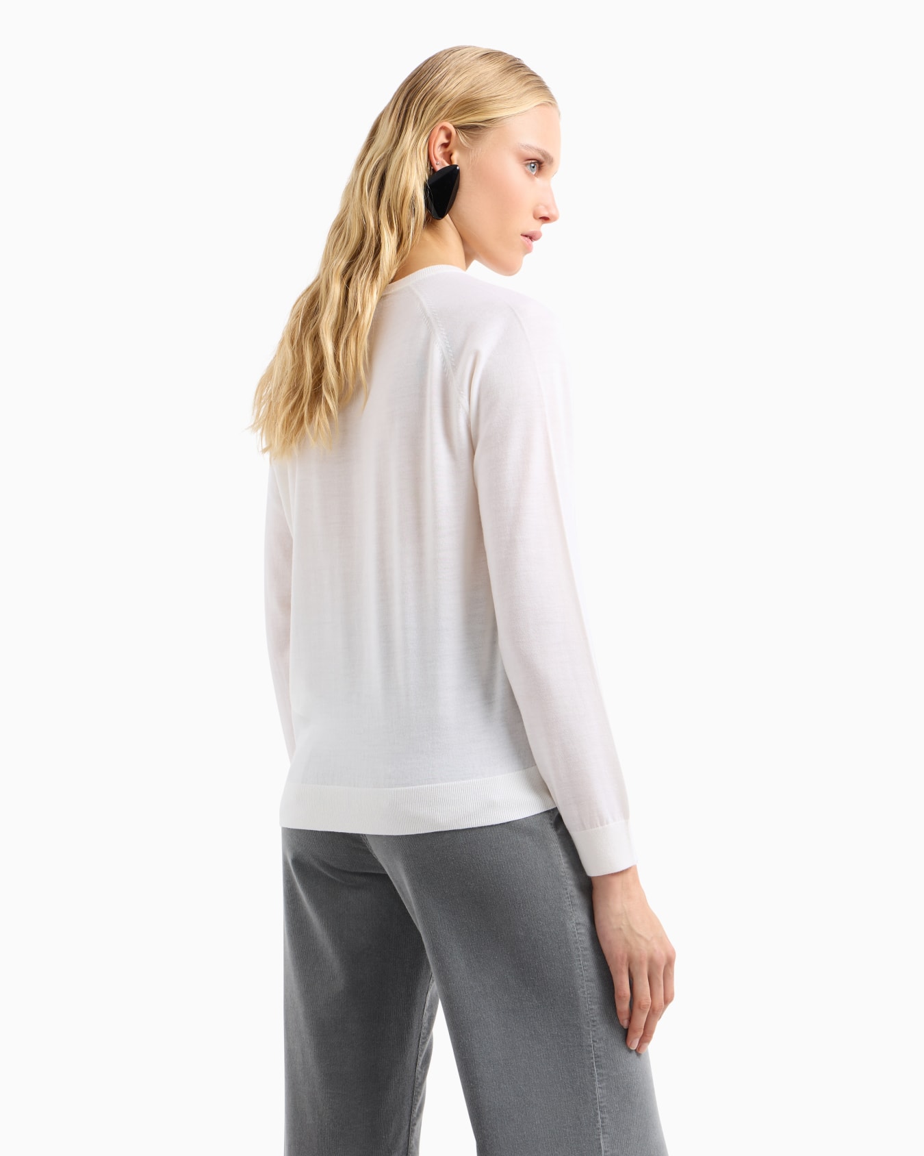 Pull en laine rase avec micro strass Diapositive 2