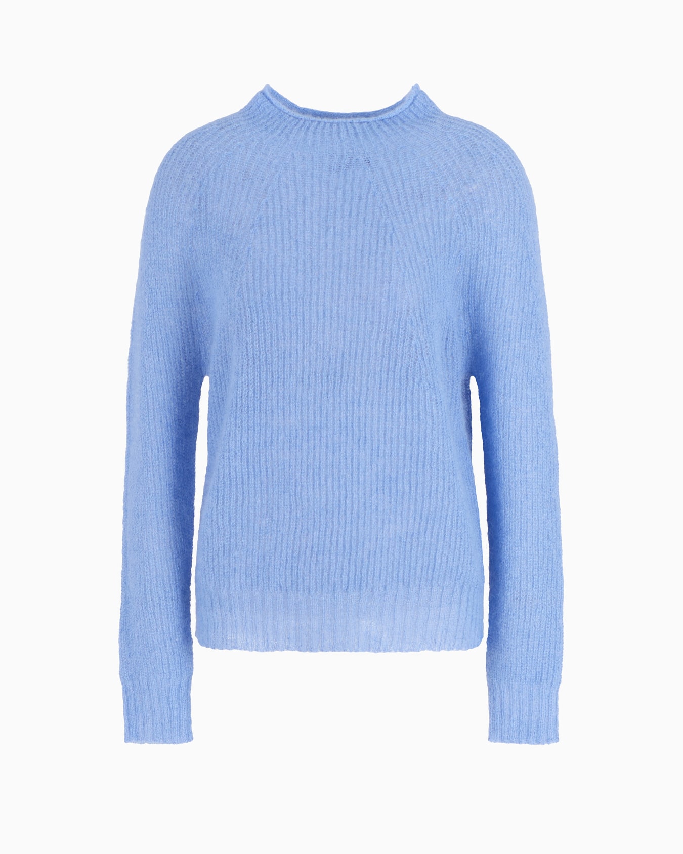 Fisherman’s-rib mohair-wool blend jumper Slide 0