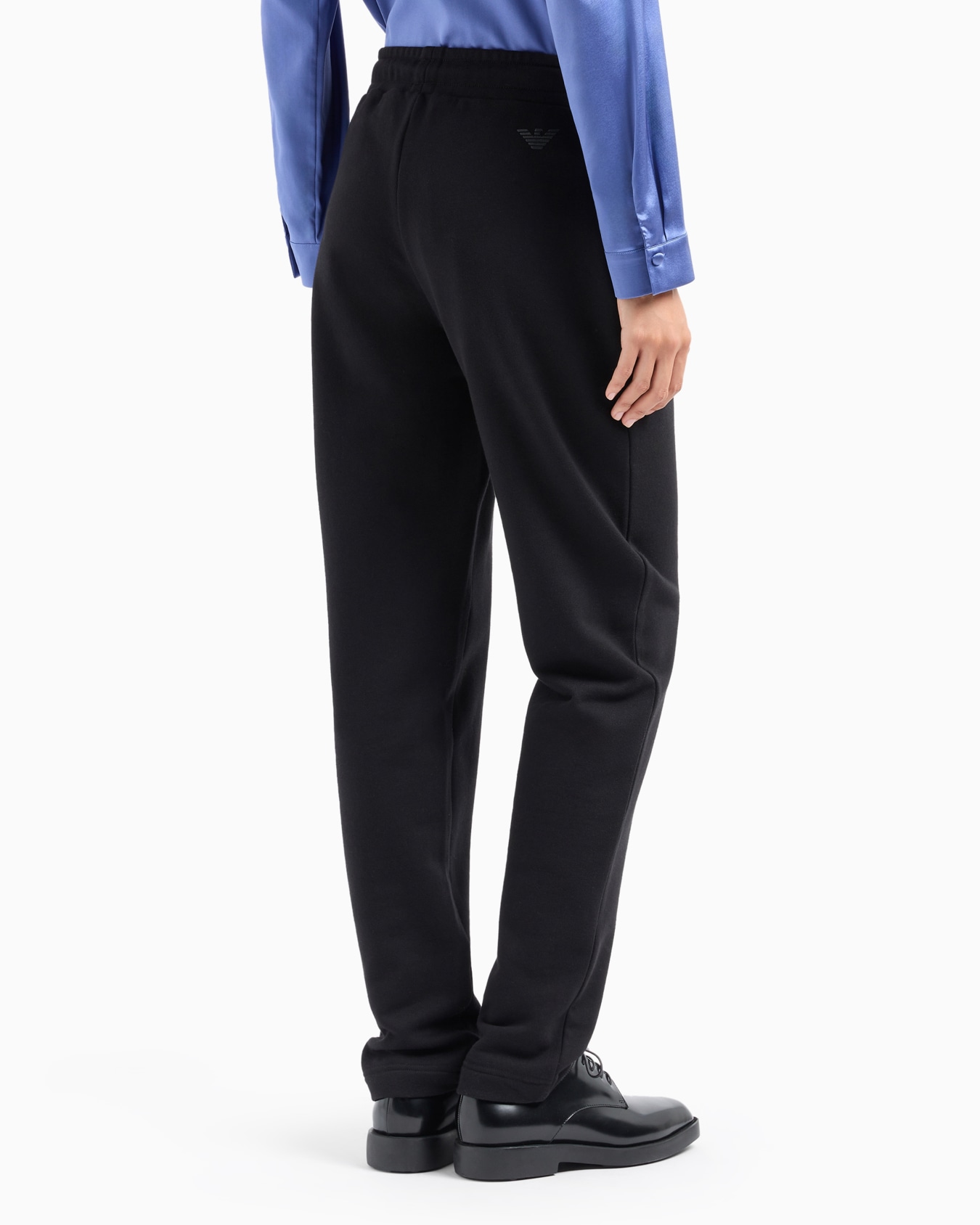 ASV joggers with drawstring in organic French terry Slide 3