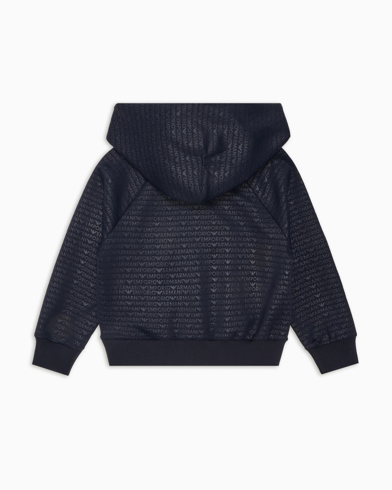 Sudadera ancha de punto con inscripción integral del logotipo Diapositiva 2