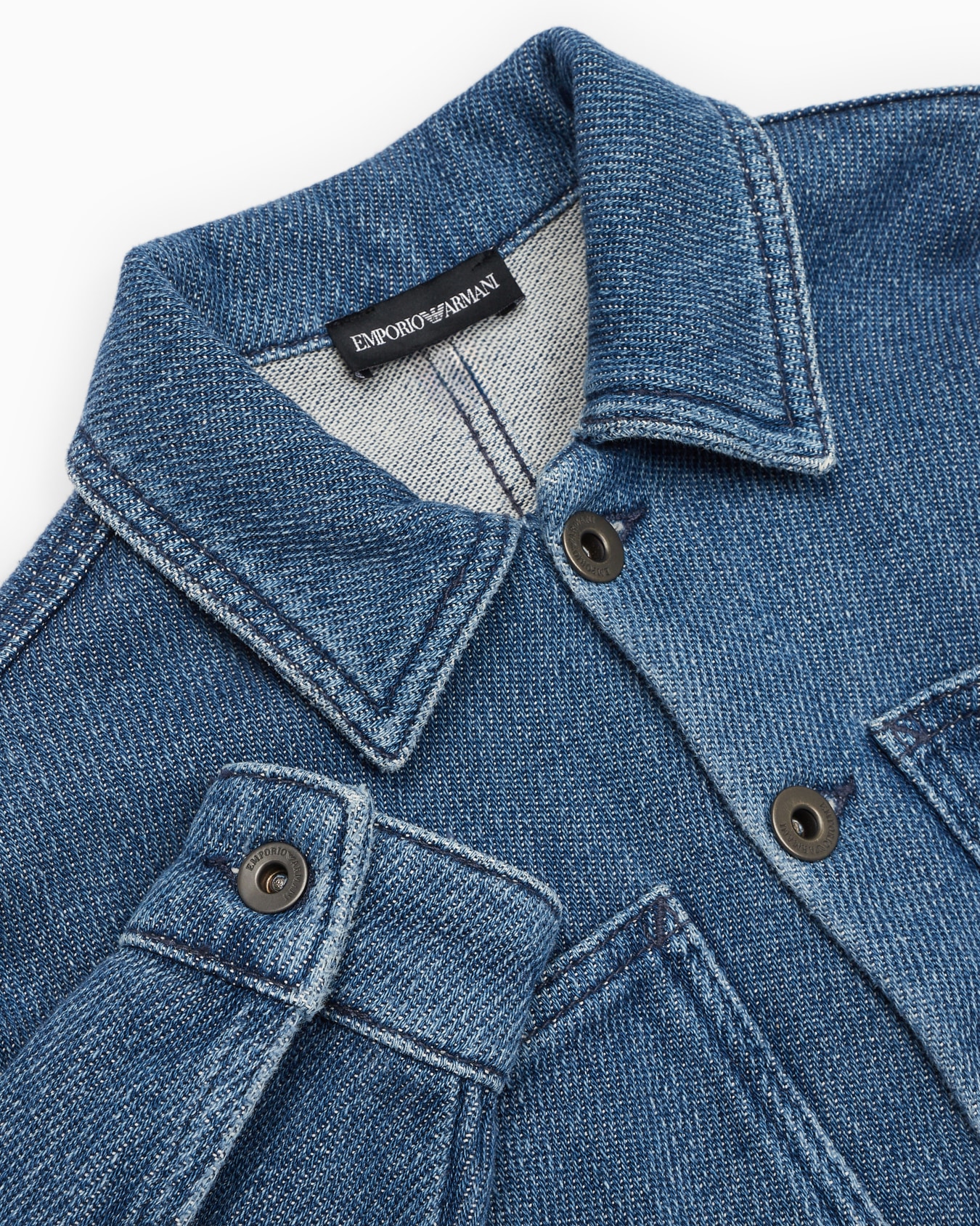 Chemise en denim mélangé de viscose Diapositive 1