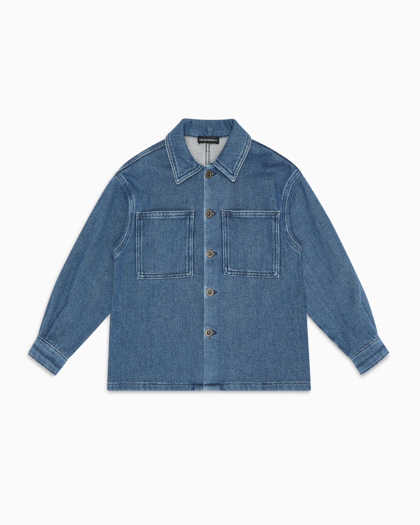 Chemise en denim mélangé de viscose Diapositive 0