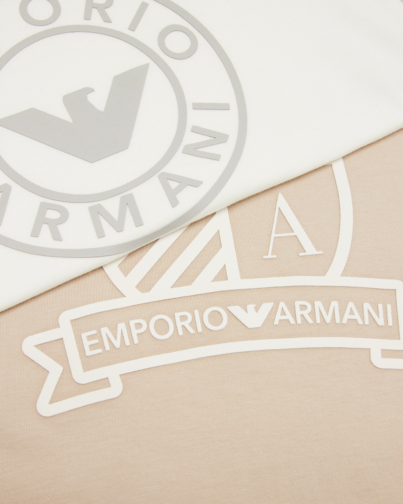 Paquete de dos camisetas de punto con maxilogotipo ASV Diapositiva 1