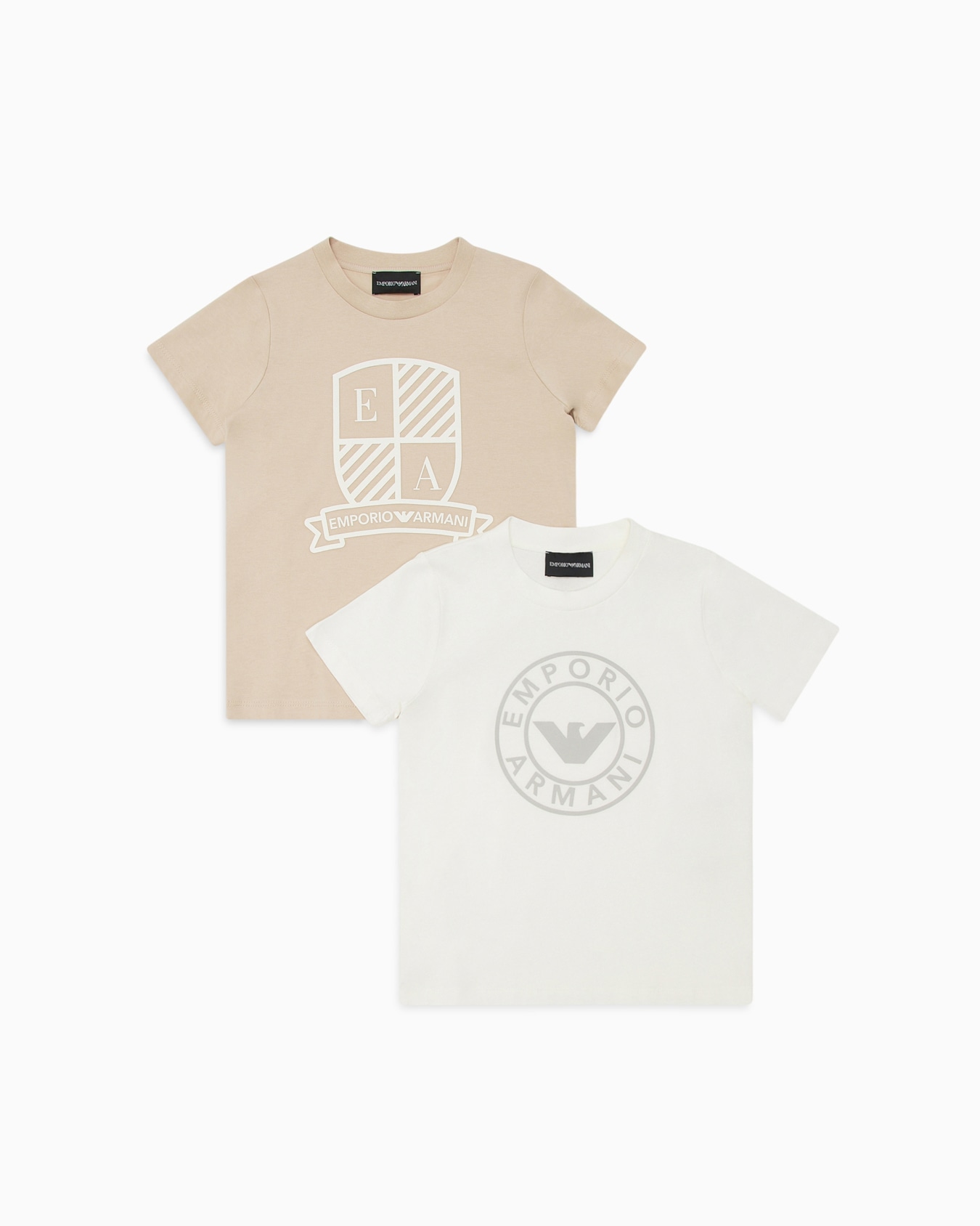 Paquete de dos camisetas de punto con maxilogotipo ASV Diapositiva 0