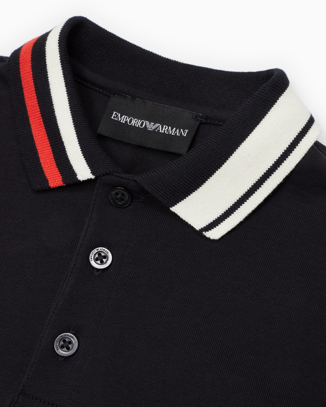 Comfort-fit heavyweight jersey polo shirt with logo embroidery Slide 1