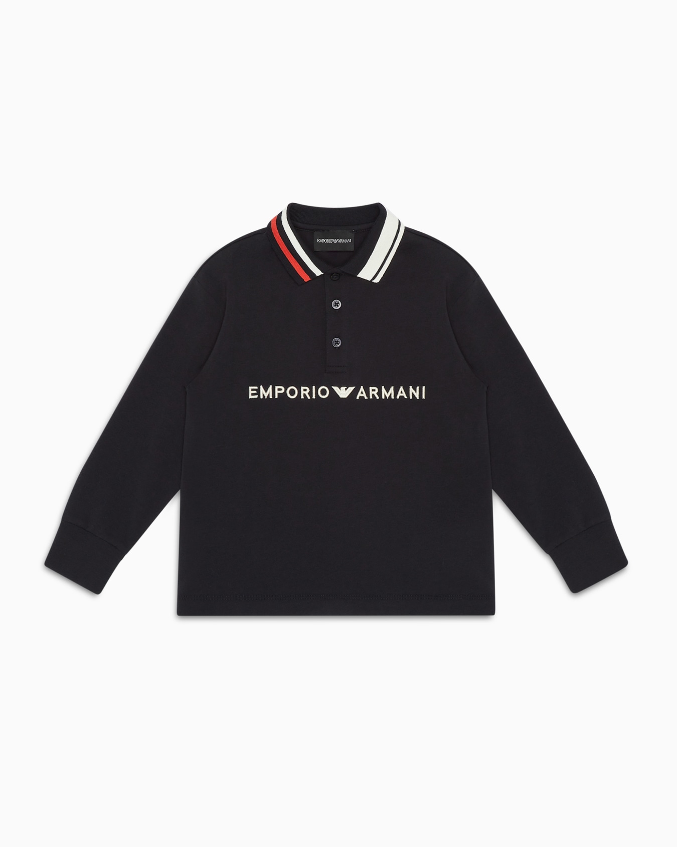 Comfort-fit heavyweight jersey polo shirt with logo embroidery Slide 0