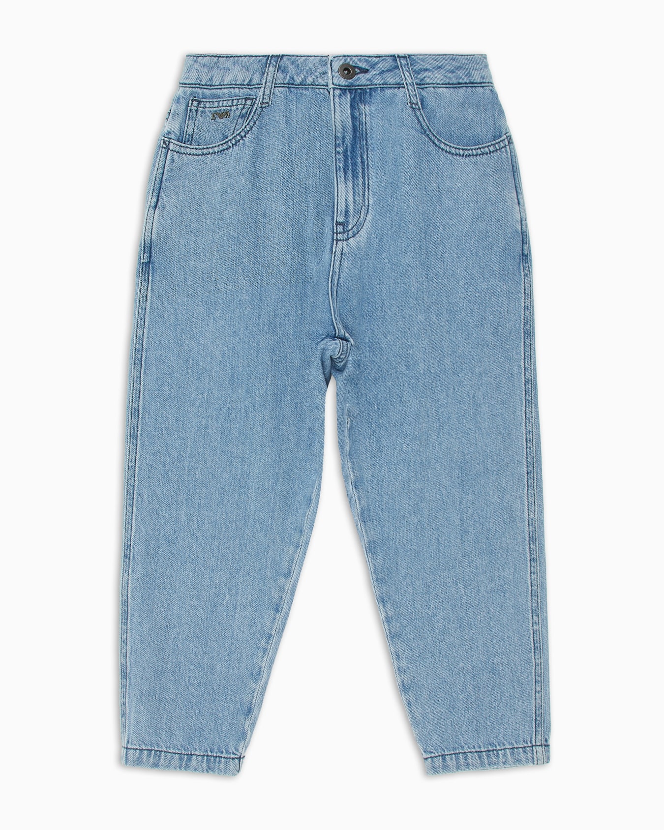 Jean à jambe ovale en denim Diapositive 0