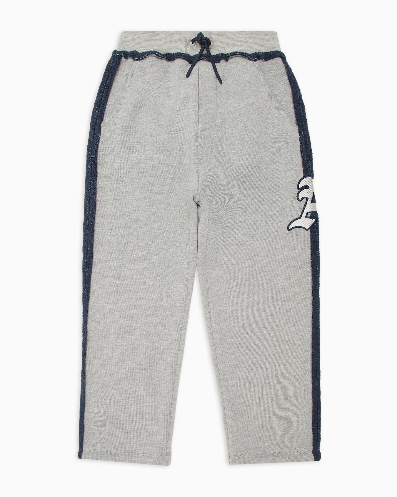 Super locker sitzende Hose aus Jersey mit Tunnelzug und A-Patch Folie 0