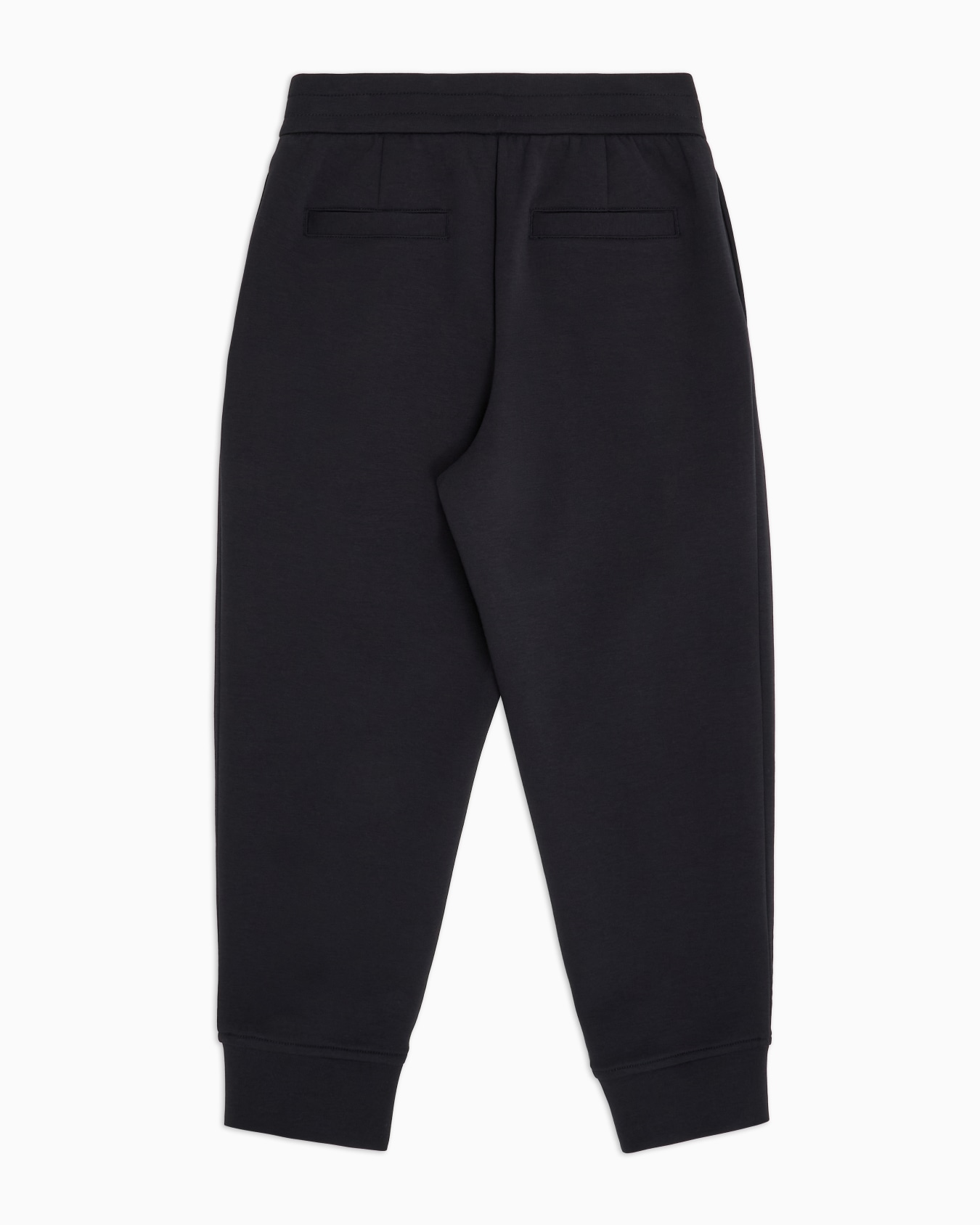 Pantalones de chándal de corte holgado en punto doble Diapositiva 2