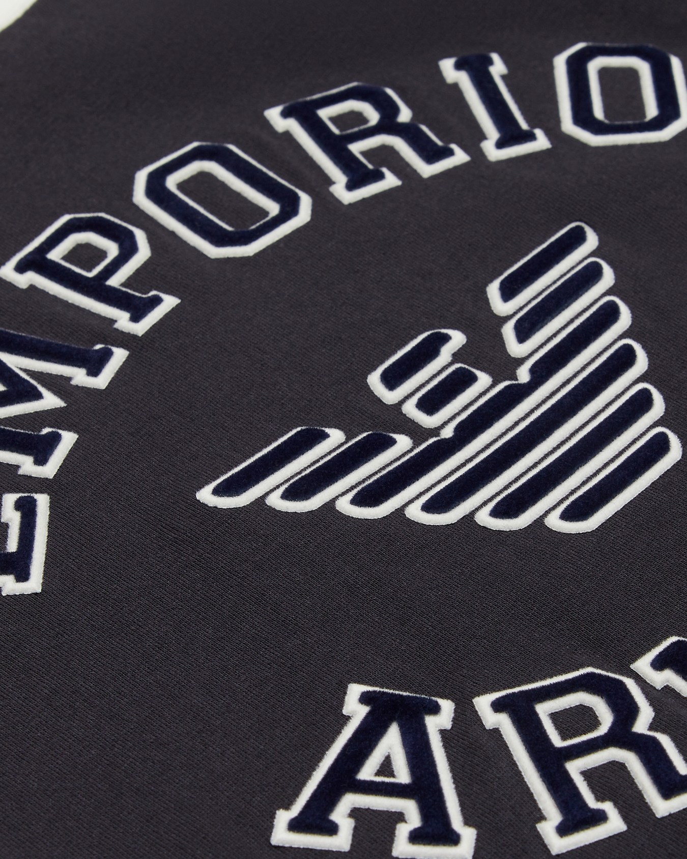 ASV comfort-fit jersey T-shirt with oversized logo embroidery Slide 1