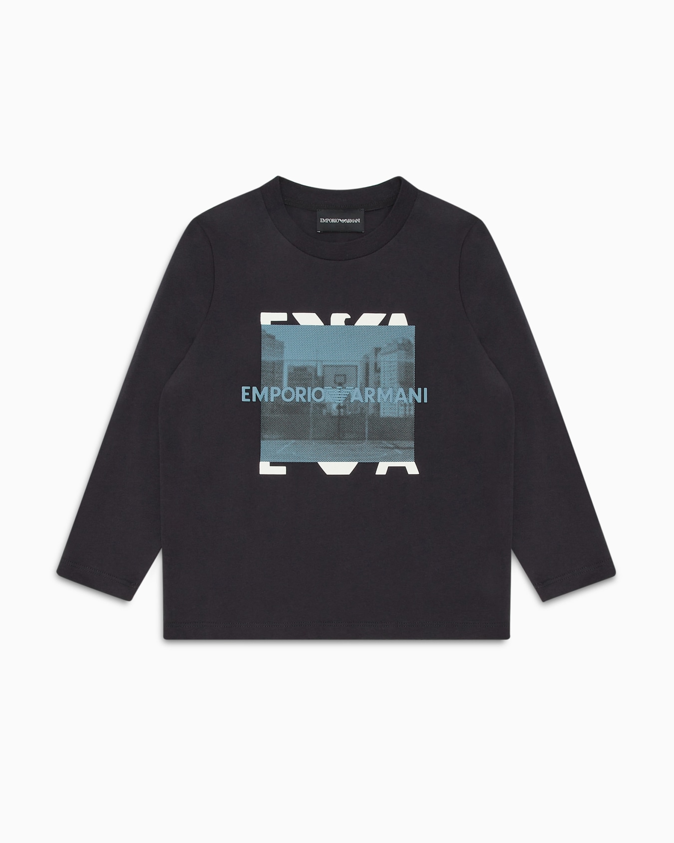 ASV comfort-fit jersey jumper with basketball court print Slide 0