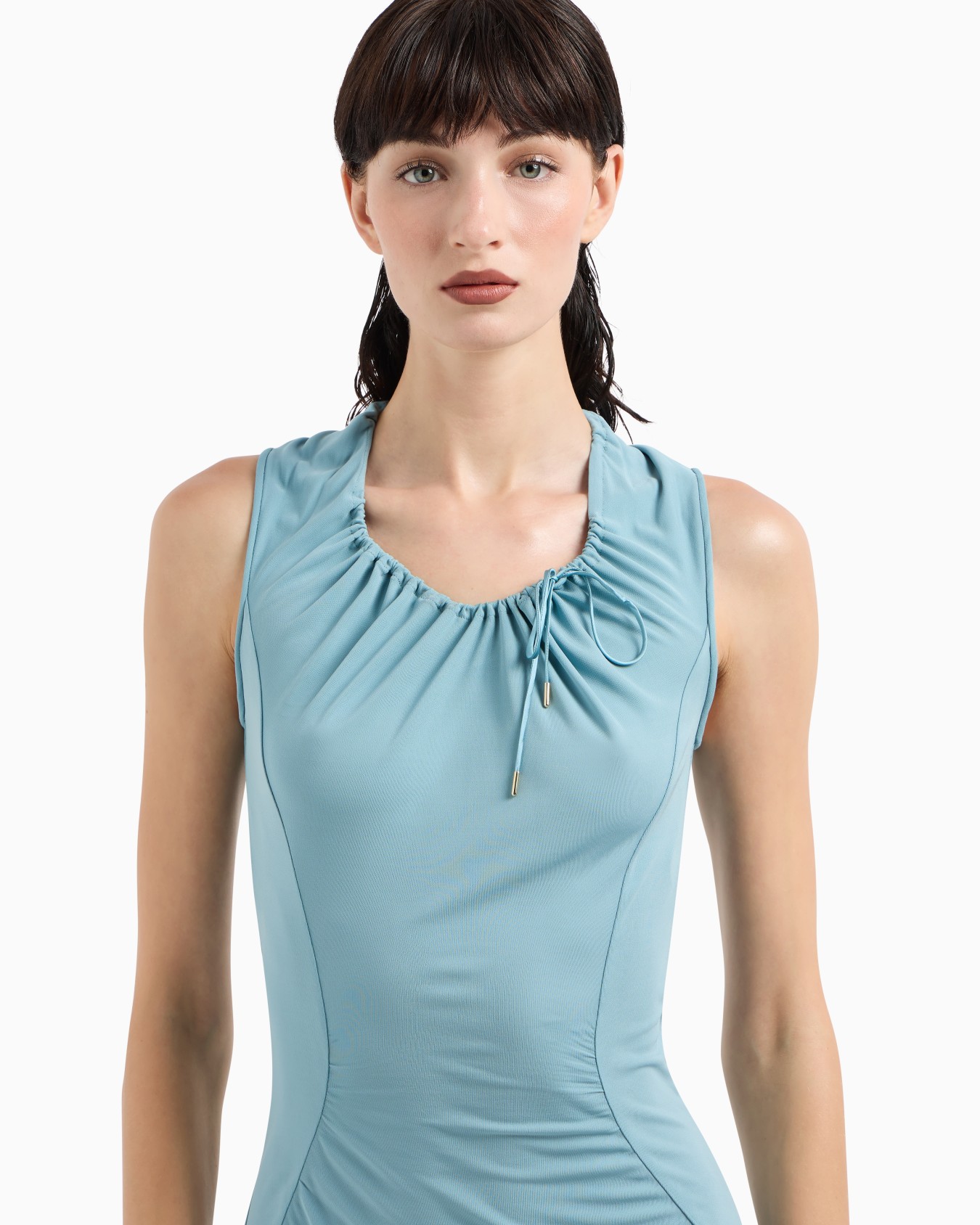 Robe mi-longue en jersey de viscose toucher crêpe ASV Diapositive 4